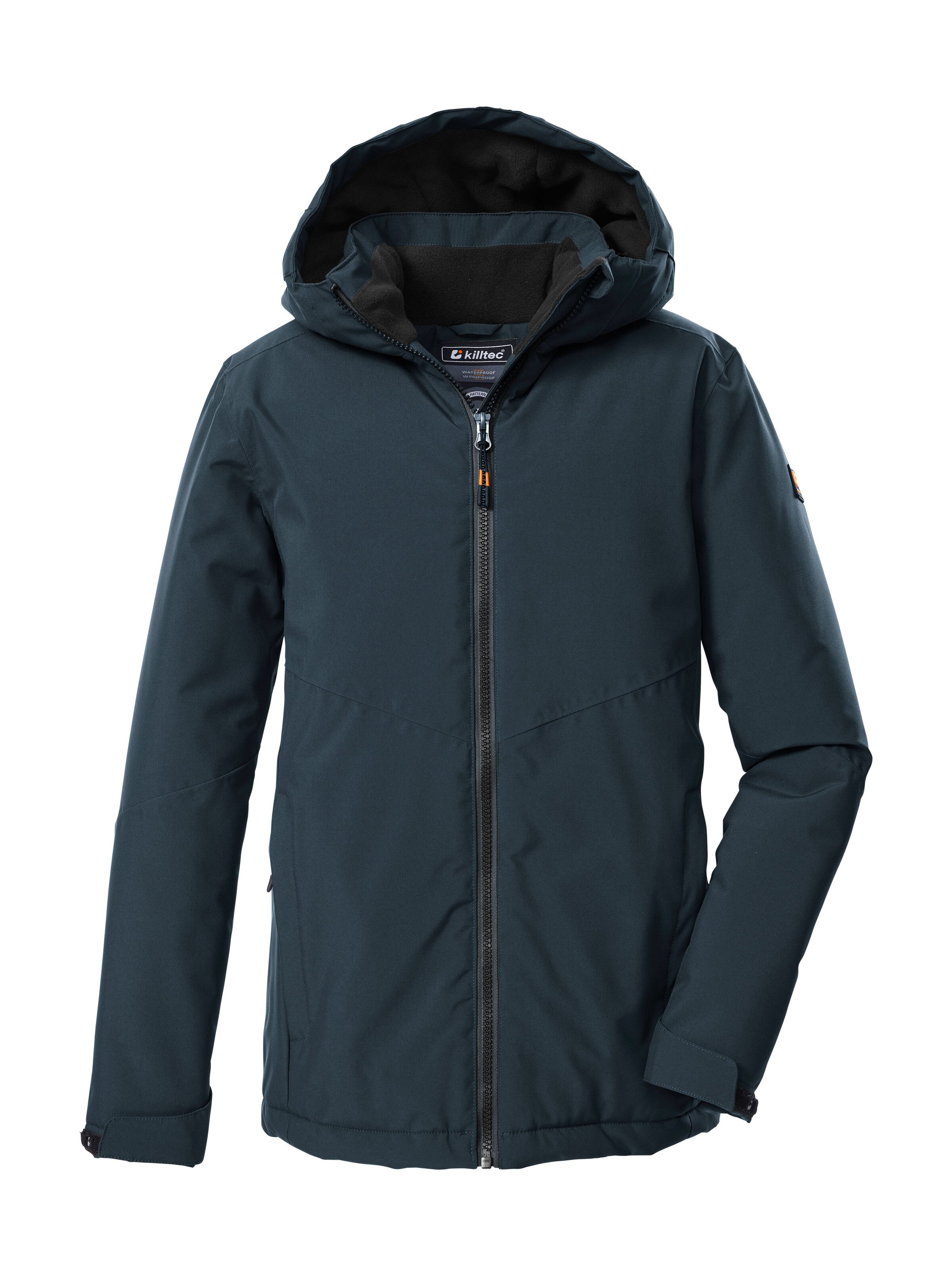 Killtec Funktionsjacke KOW 221 BYS JCKT Wind- und wasserdichte Kinderjacke mit verstellbarer Kapuze