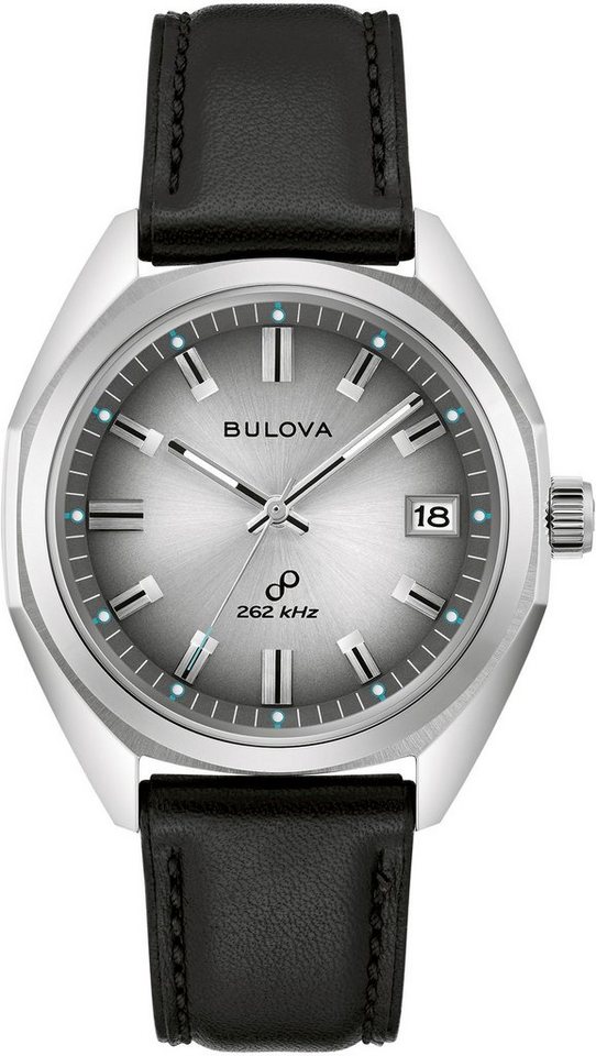 Bulova Quarzuhr 96B414, Gehäuse aus Edelstahl, silberfb. IP-beschichtet, Ø  ca. 40 mm