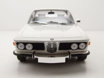 Minichamps Modellauto BMW 2800 CS E9 Coupe 1968 weiß Modellauto 1:18 Minichamps, Maßstab 1:18