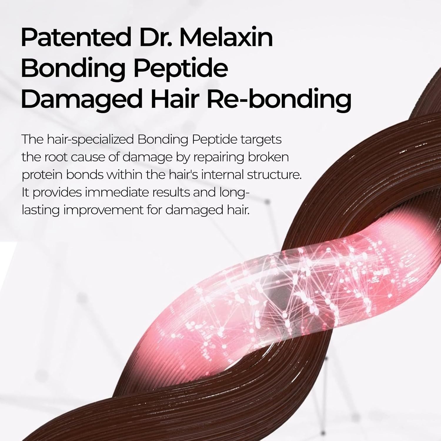 Dr.Melaxin Haarshampoo Bondex Protein Bonding Remodeling Shampoo 400 ml – K-Beauty Shampoo, mit Bonding Peptide-78, Pflanzen-Protein, Arganöl – Salon-, inspiriertes Bonding-Shampoo mit Bonding Peptide-78 & 16 Aminosäuren