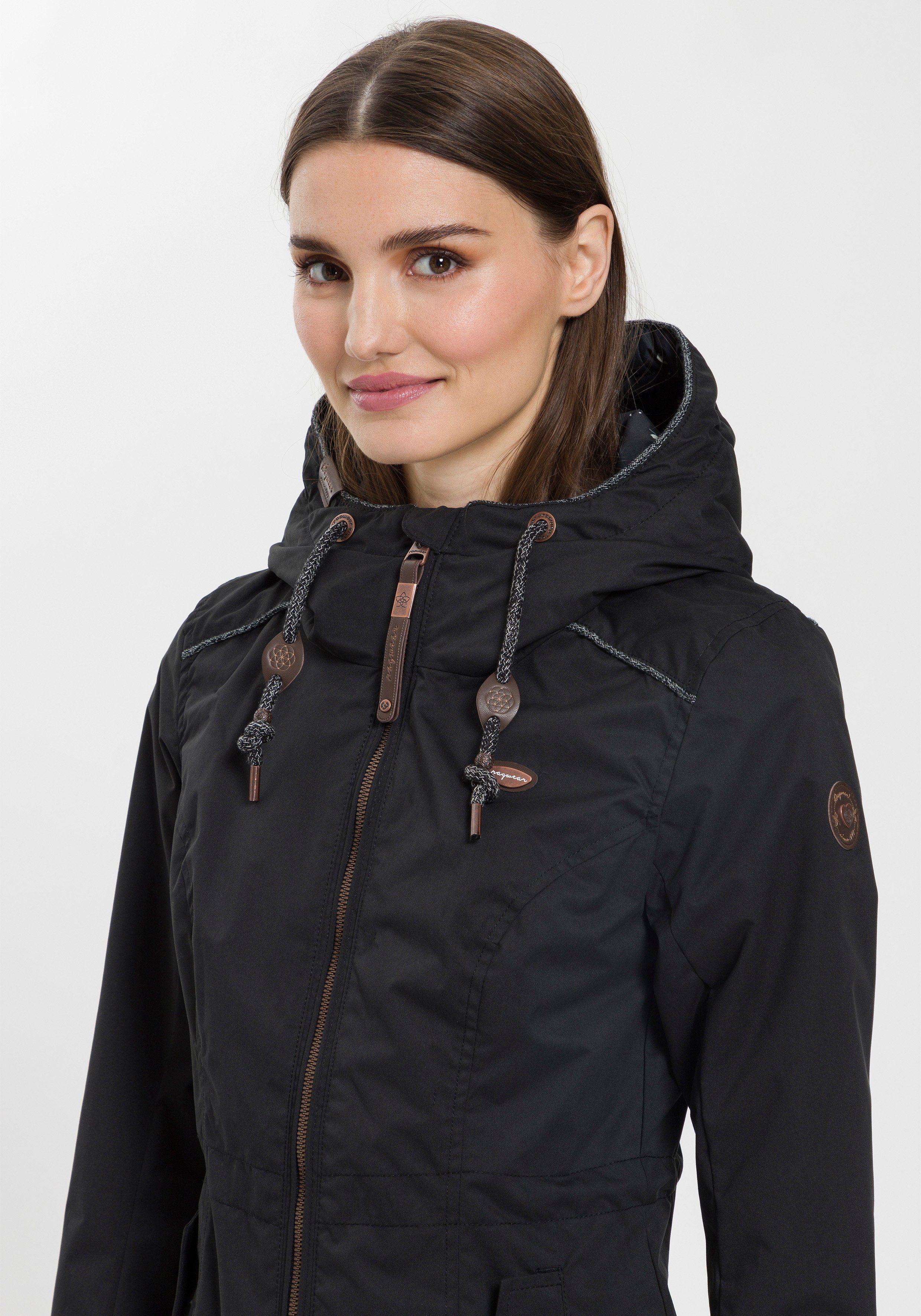 Ragwear Outdoorjacke DANKA Urban Streetwear- Übergangs-Style mit Kapuze
