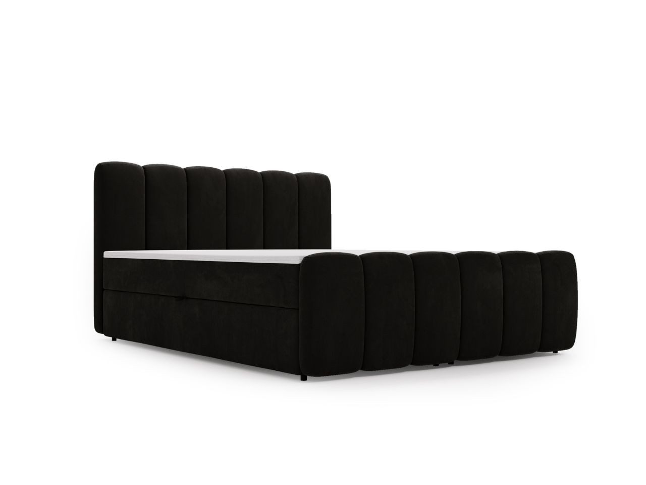 GrainGold Boxspringbett Cloud (Set, Boxspringbett, Bettkästen, Topper), mit zwei Bettkästen und Topper, Bonell-Matratze, Modern Stil
