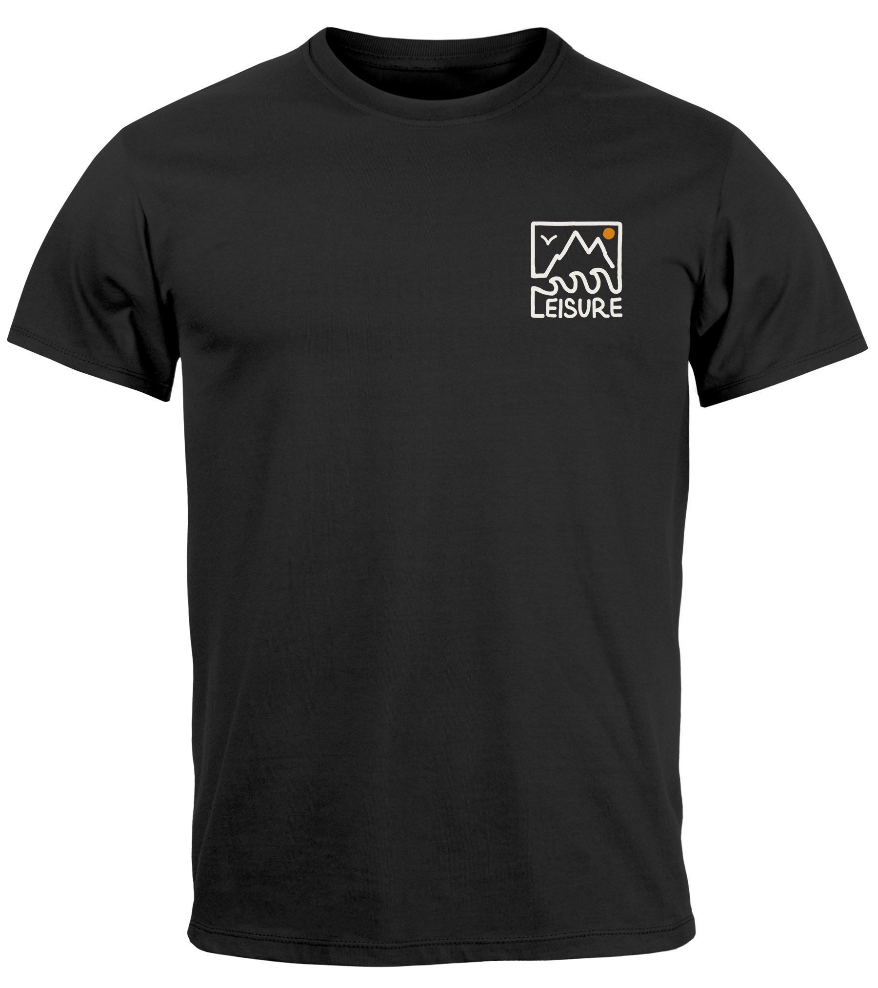 Neverless Print-Shirt Herren T-Shirt Wandern Berge günstig online kaufen