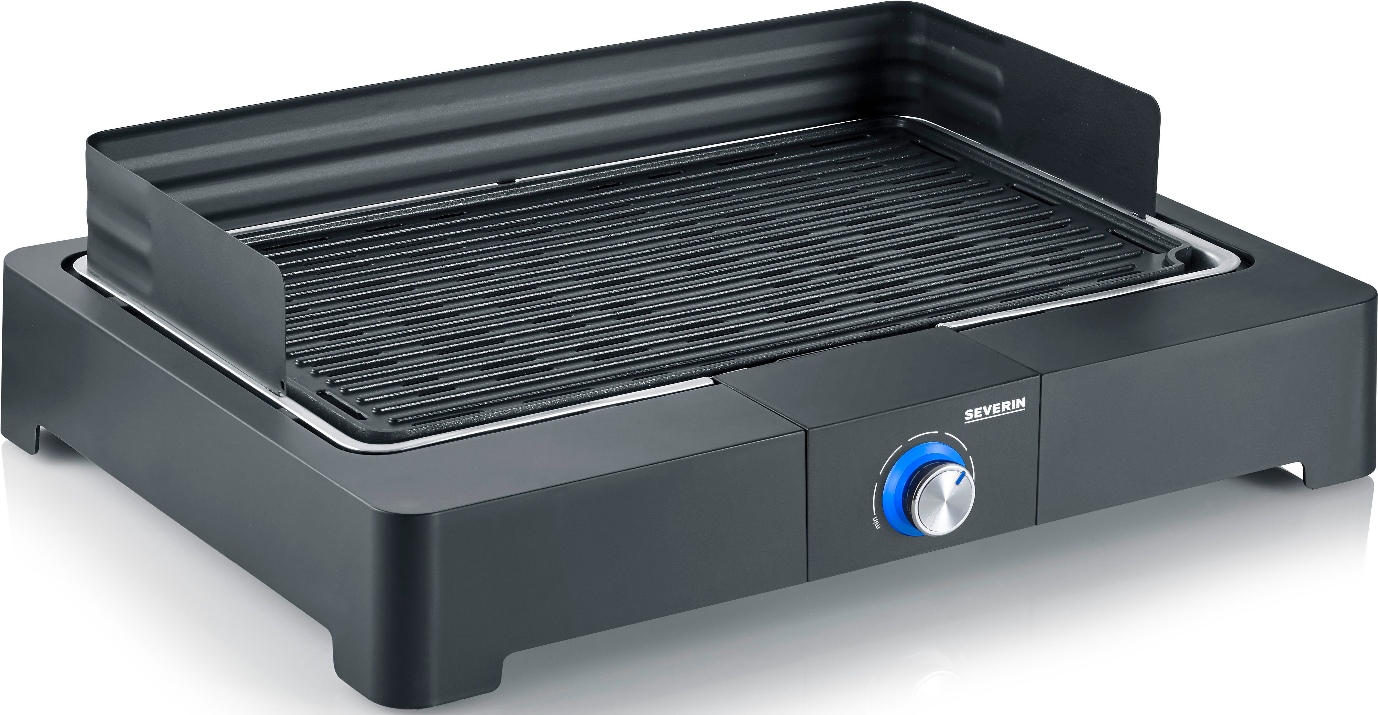 Severin Tischgrill PG 8567, 2200 W, Elektrogrill mit Platte