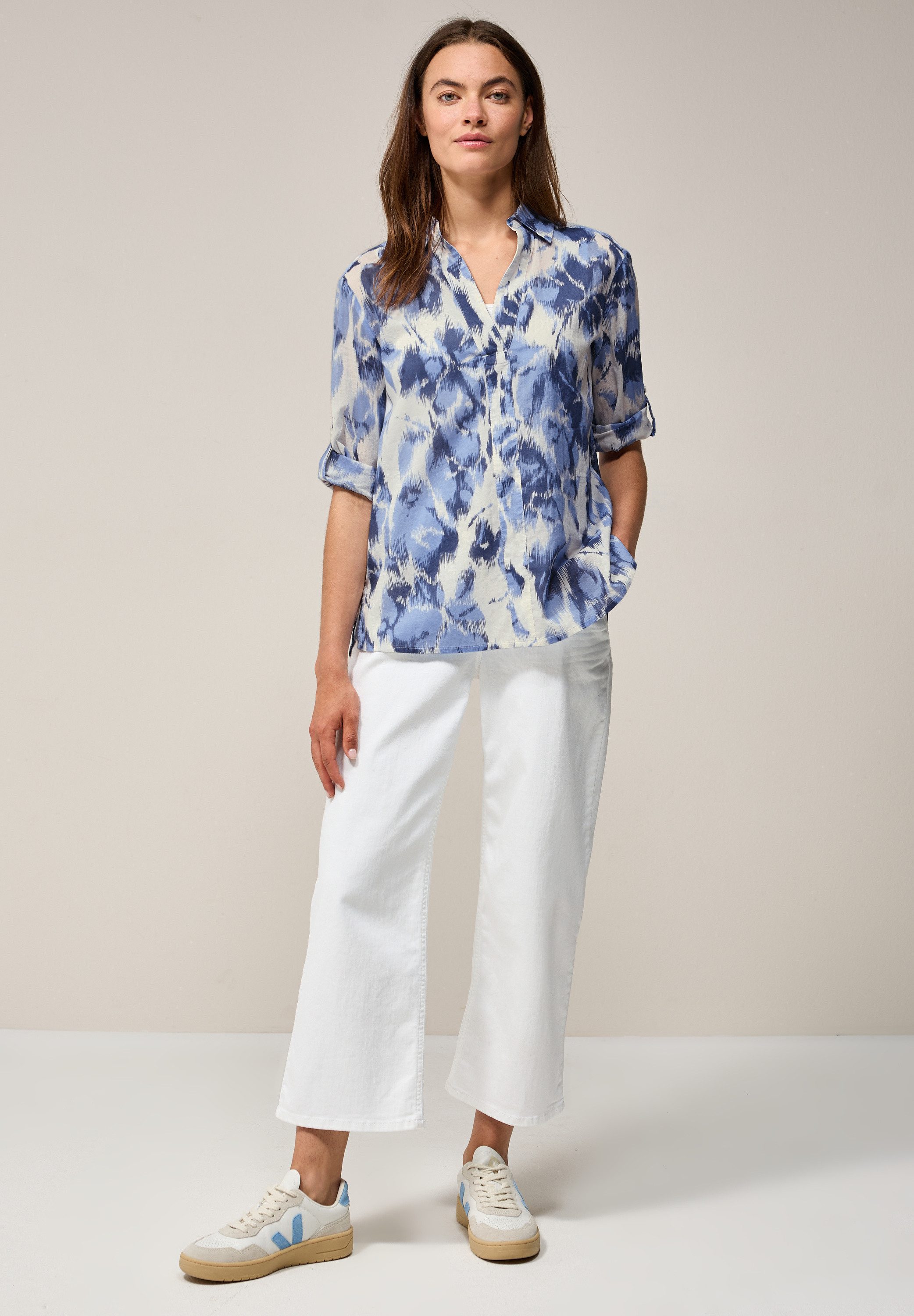 CECIL Klassische Bluse mit 3/4 Ärmeln