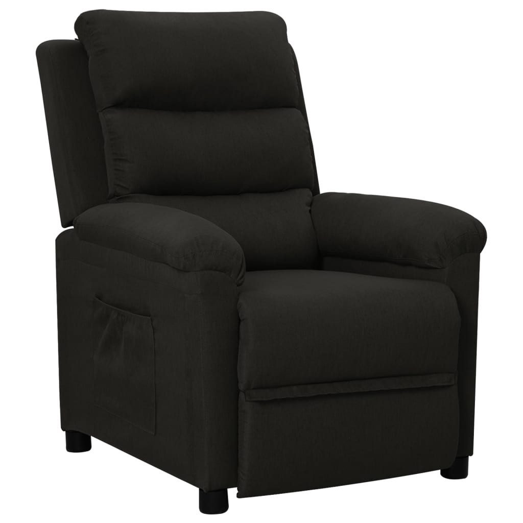 vidaXL Sessel Relaxsessel Schwarz Stoff (1-St) günstig online kaufen