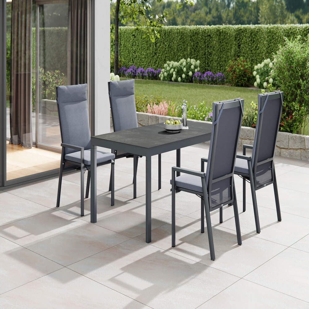 Siena Garden Garten-Essgruppe Carlos/Valencia