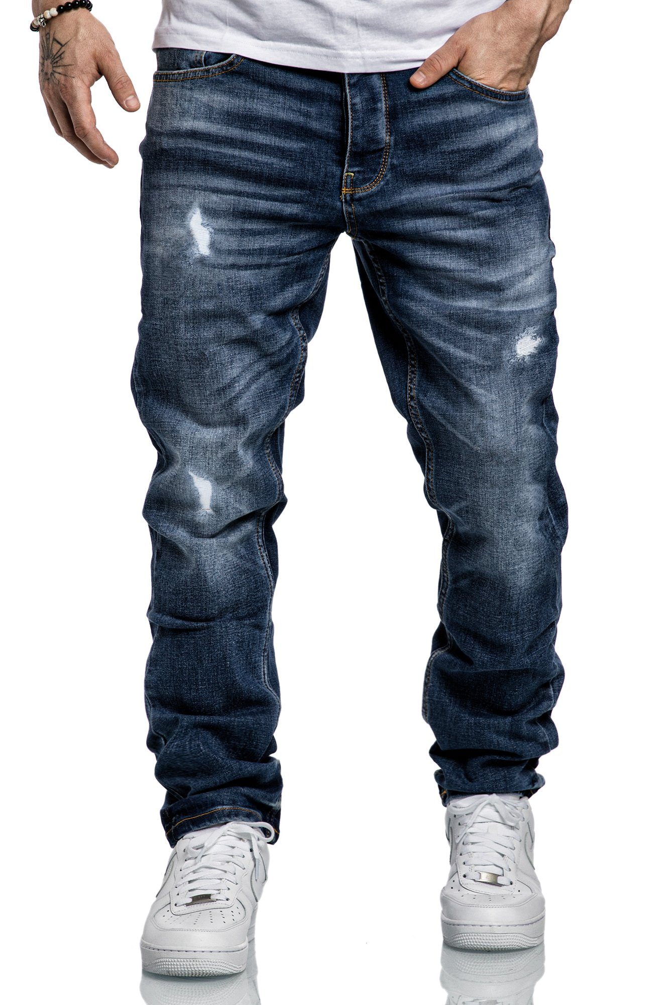 Straight-Jeans MEDFORD Destroyed Jeans