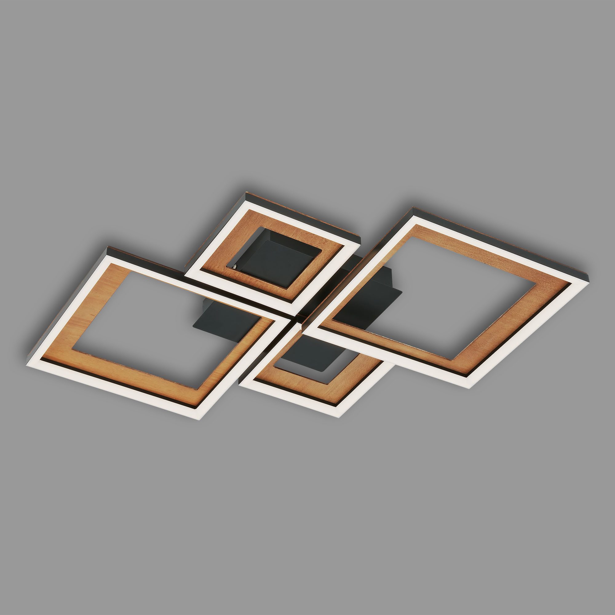 Briloner Leuchten Deckenleuchte FRAME, 4-Flammig, LED fest integriert günstig online kaufen