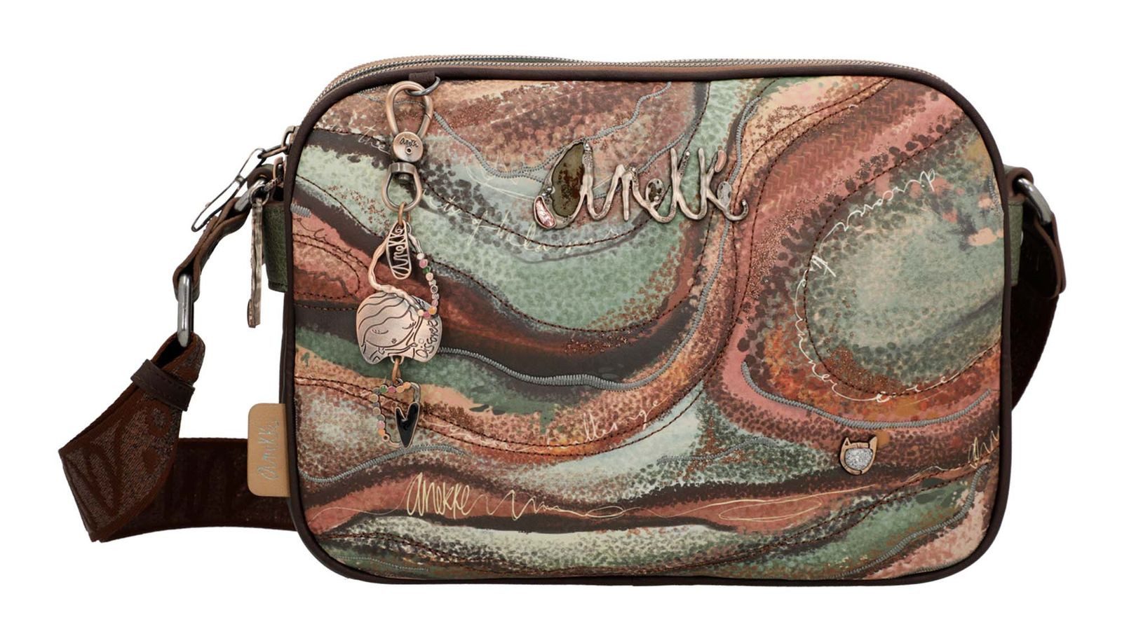 Umhängetasche 3 Compartment Crossbody Bag