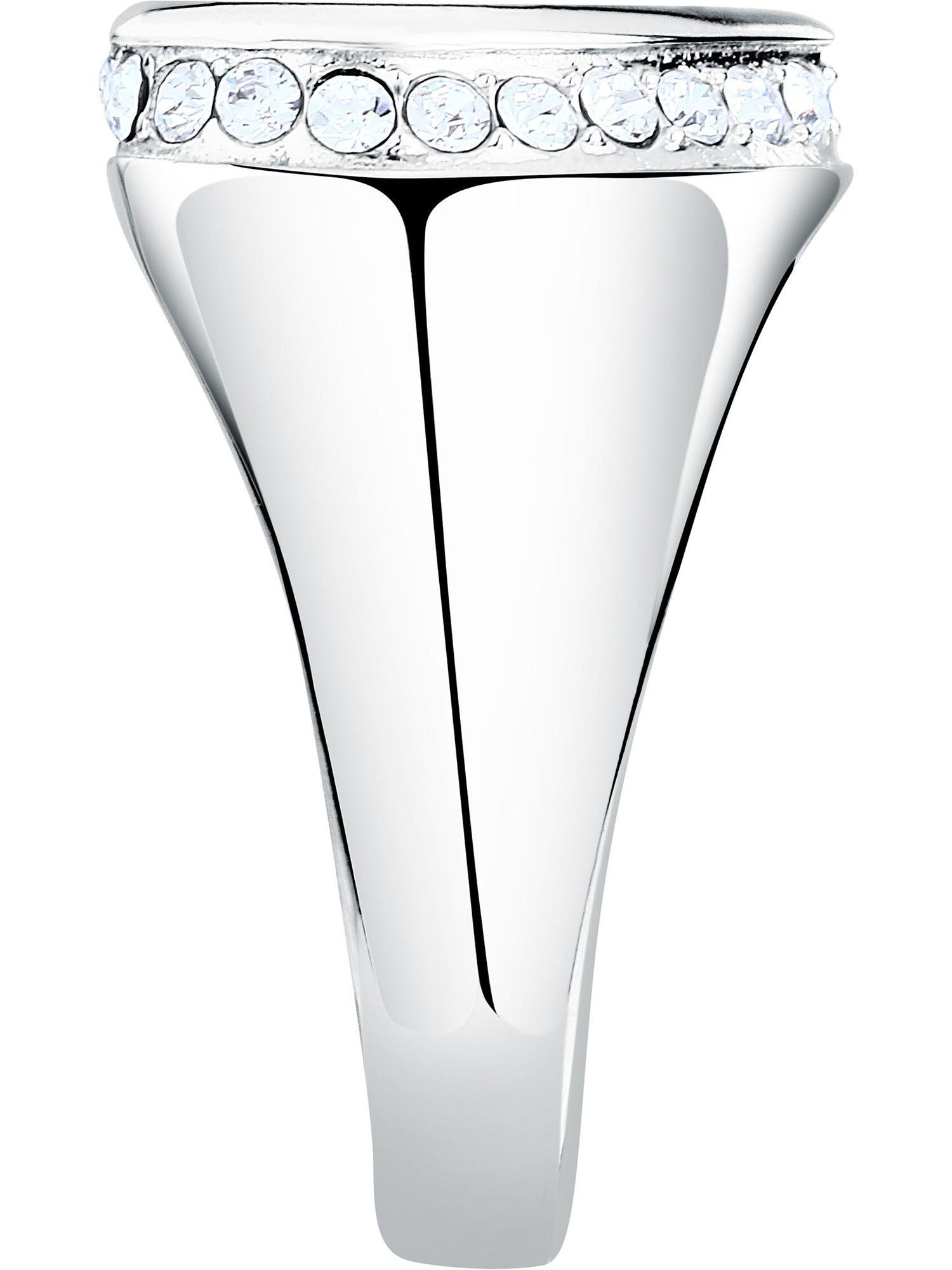 KARL LAGERFELD Fingerring Karl Lagerfeld Damen-Damenring Edelstahl Kristall günstig online kaufen