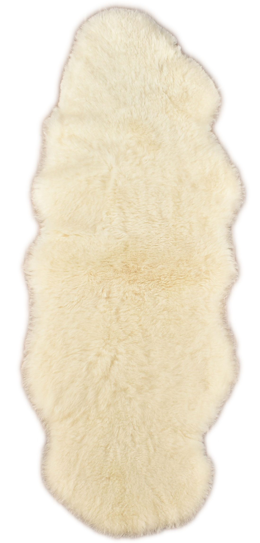 KUHFELL online & NOMAD Fellteppich Lammfell Doppel fell Couch Auflage 180 x günstig online kaufen