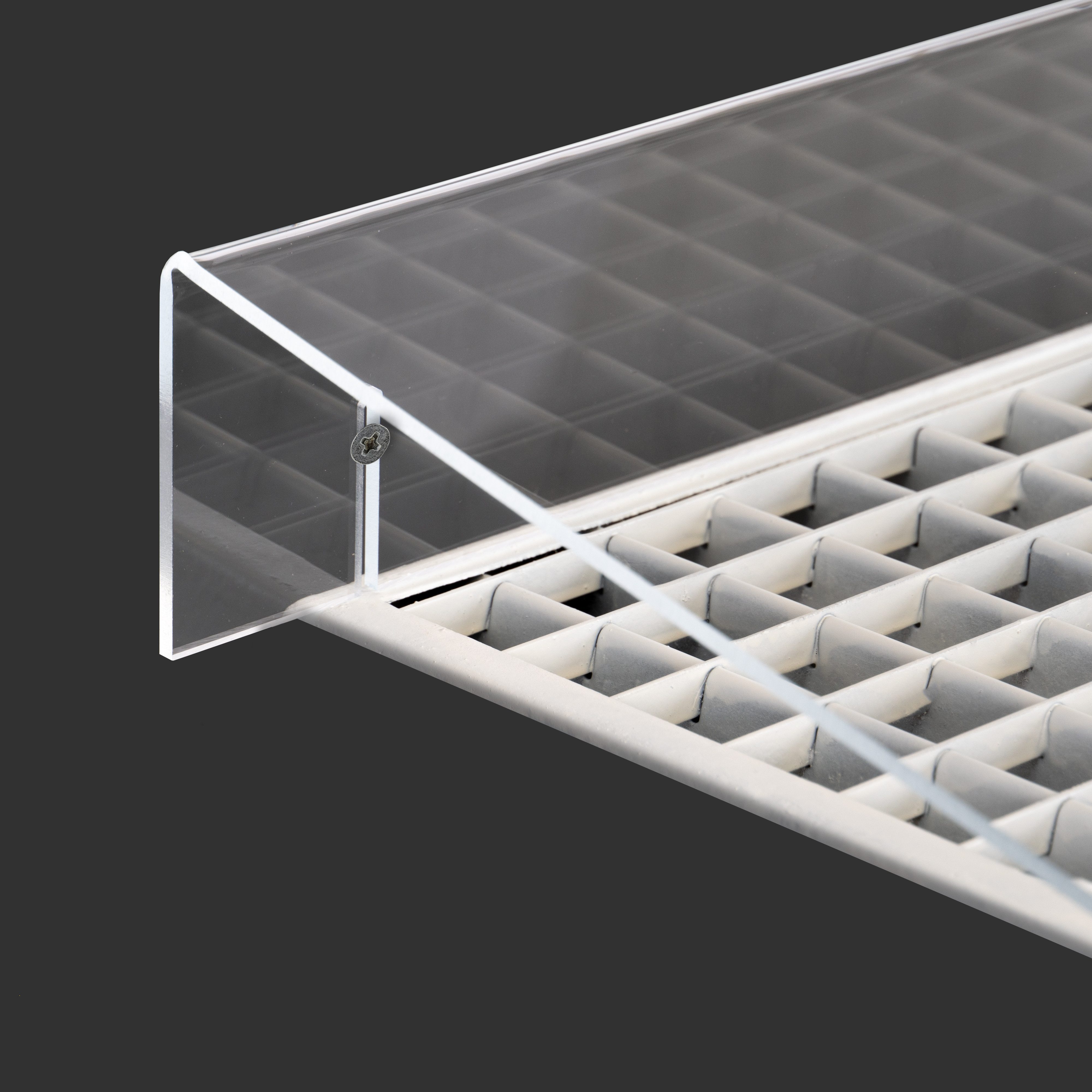 queence Lichtschachtabdeckung aus Acryl, Kellerschacht-Abdeckung, Schneeschutz, Regenschutz, Schutz gegen Schmutz, Schimmel, Laub und Schnee