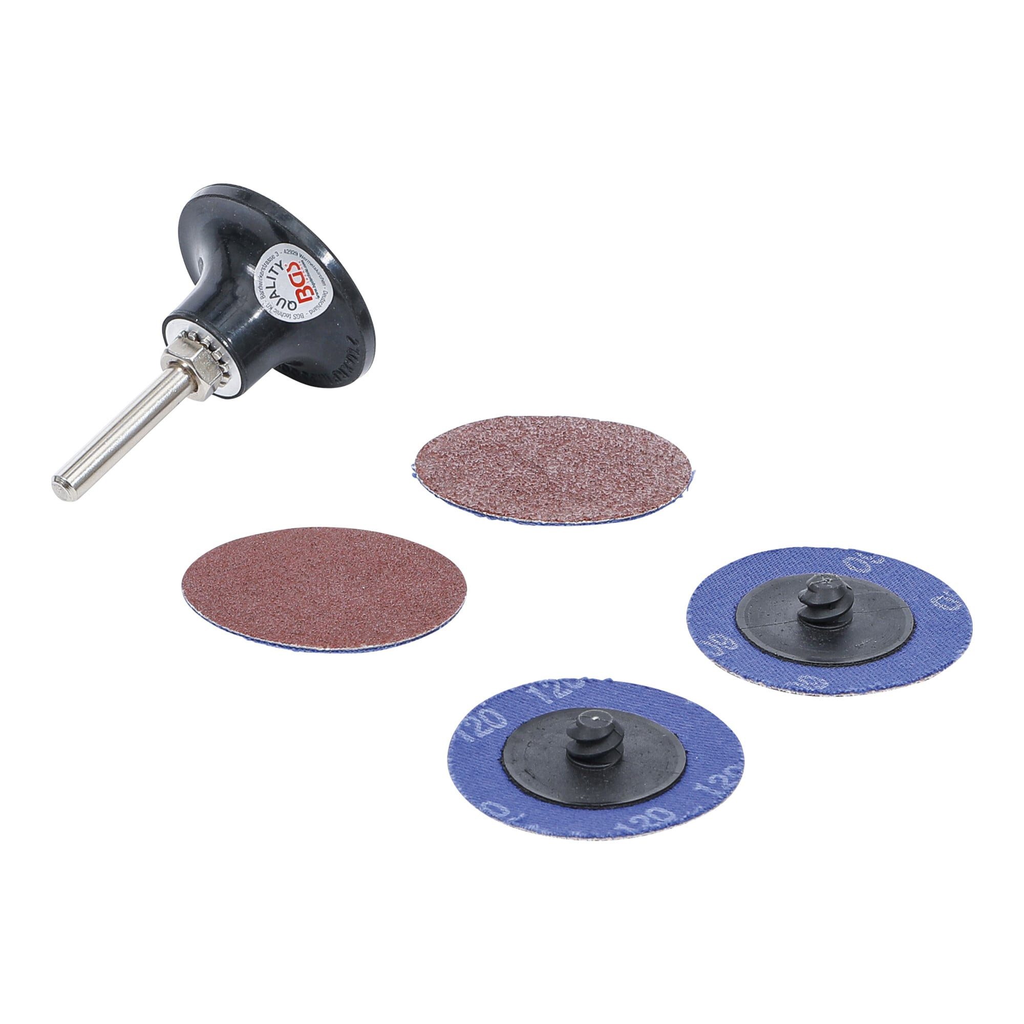 BGS technic Schleifscheibe BGS Schleifscheiben / Schleifteller-Satz Ø 50 mm