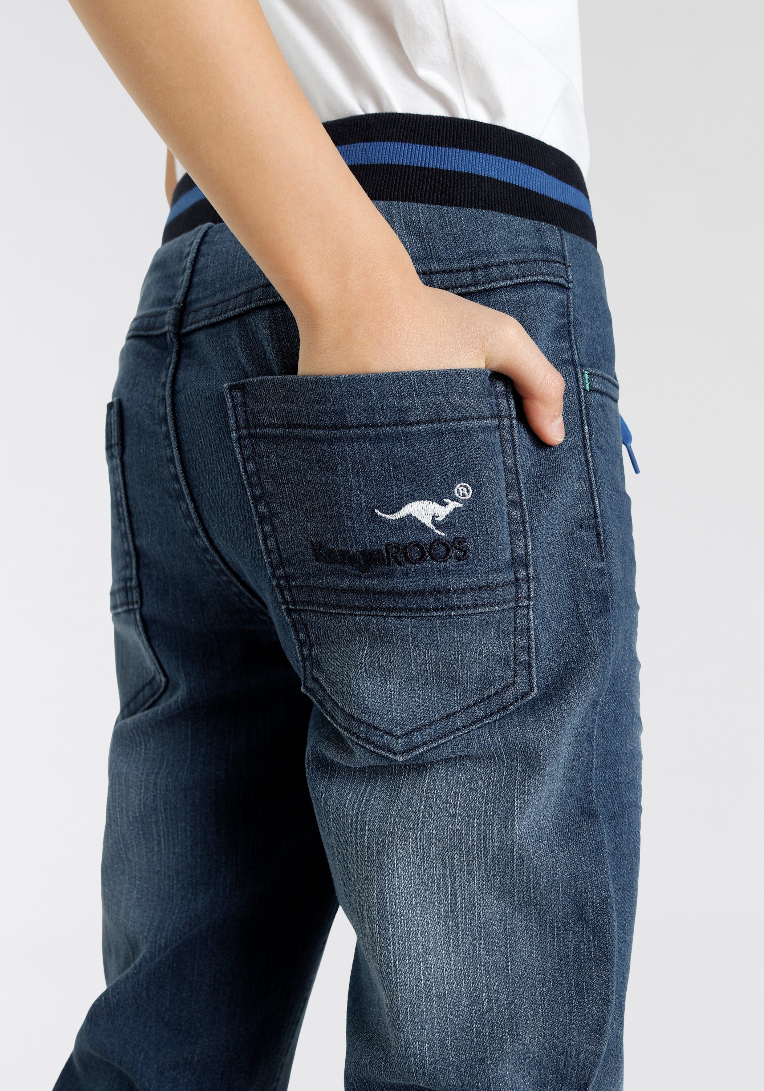 KangaROOS Stretch-Jeans Denim in authentischer Waschung