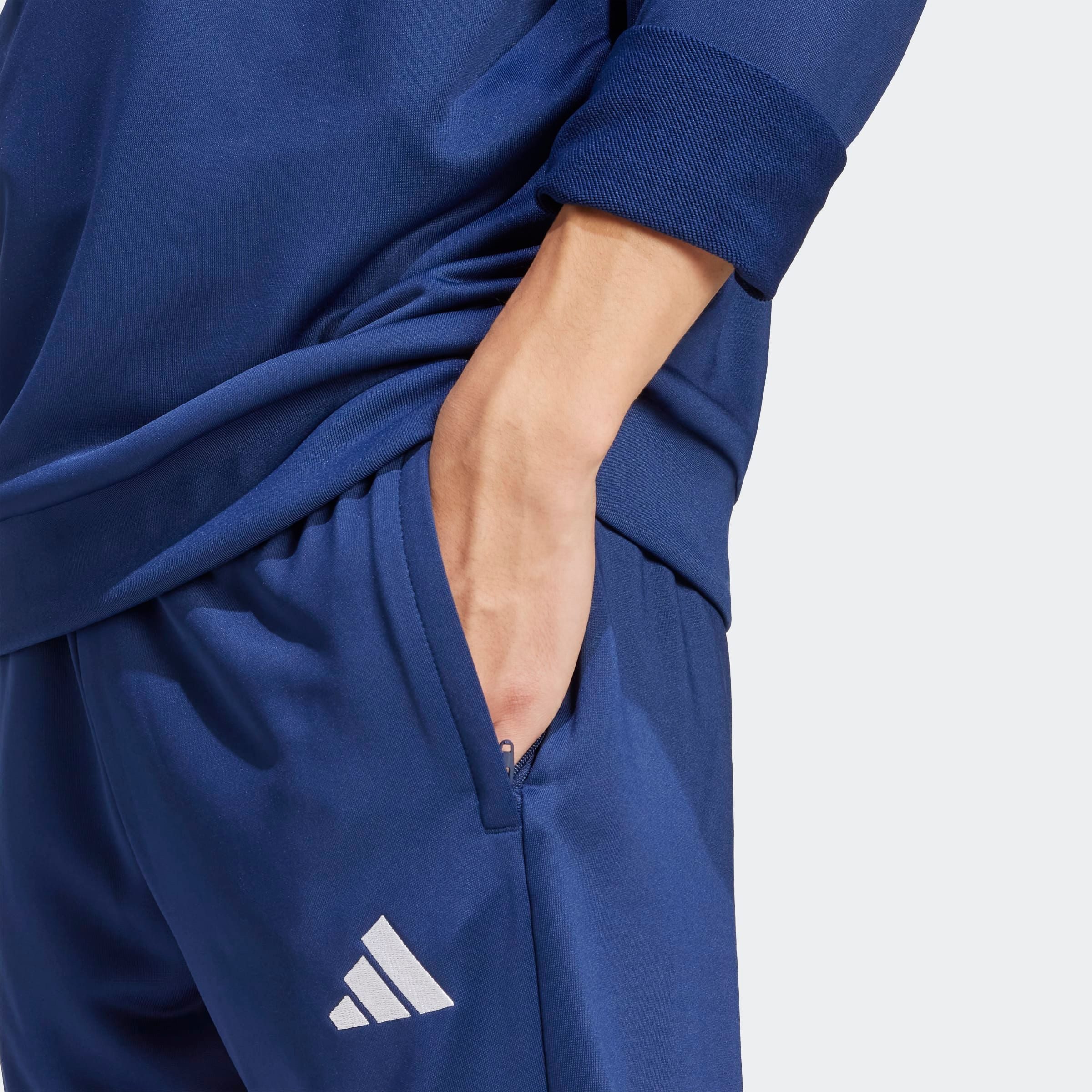 adidas Sportswear Trainingsanzug BIG LOGO HOODED (2-tlg), Set aus Hose und Hoodie, aus French-Terry-Material, zweiteilig