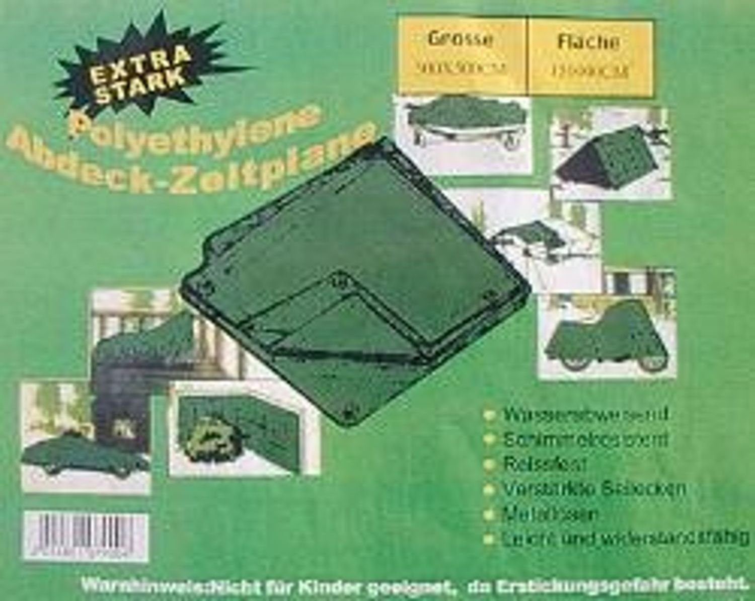 Schutzplane Gewebeplane 6 x 10m Gewebe Plane (m²=0,75)