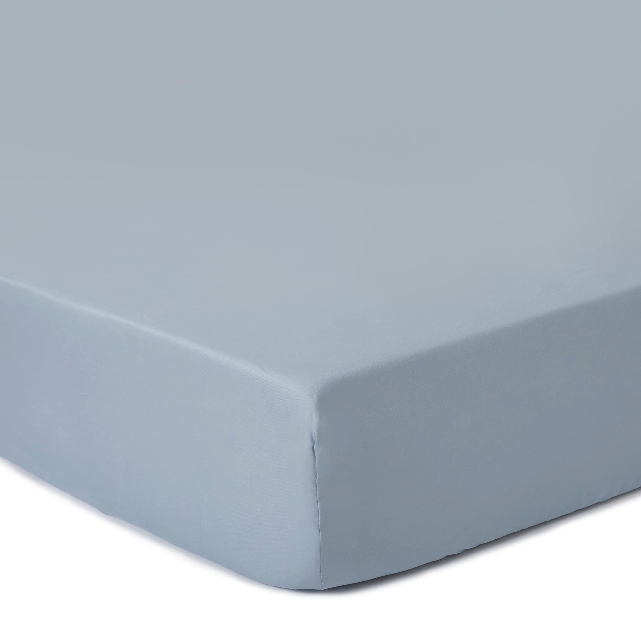 Urbanara Spannbettlaken Spannbetttuch Seretta I 100% Tencel Lyocell, Satin, Gummizug: Ja, (1 Stück), Satin-Bettlaken aus Lyocell - Made in Portugal