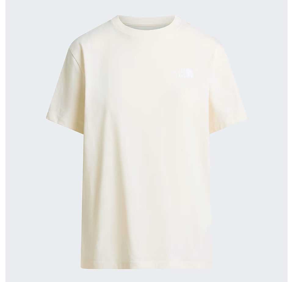 The North Face Kurzarmshirt W EVO BOX NSE RLX SS - Basci Shirt - Backprint - Damen - weiß
