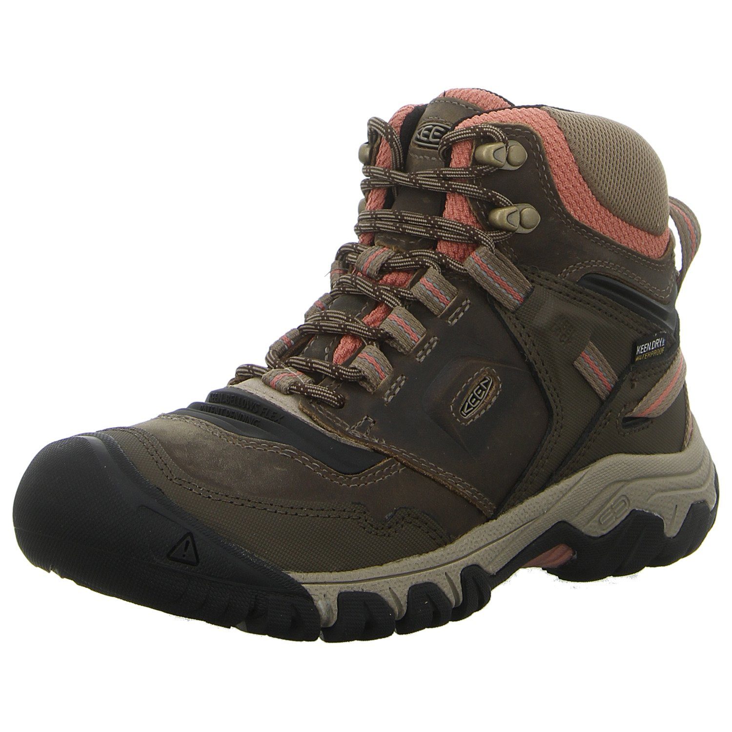 Keen Ridge Flex Mid WP Schnürstiefelette