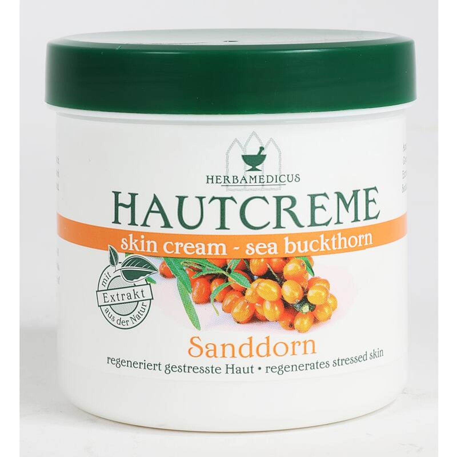 Schmees GmbH Körpercreme 12x Herbamedicus Sanddorn Hautcreme 250ml Schutz Salbe Pflege Balsam, 12-tlg.