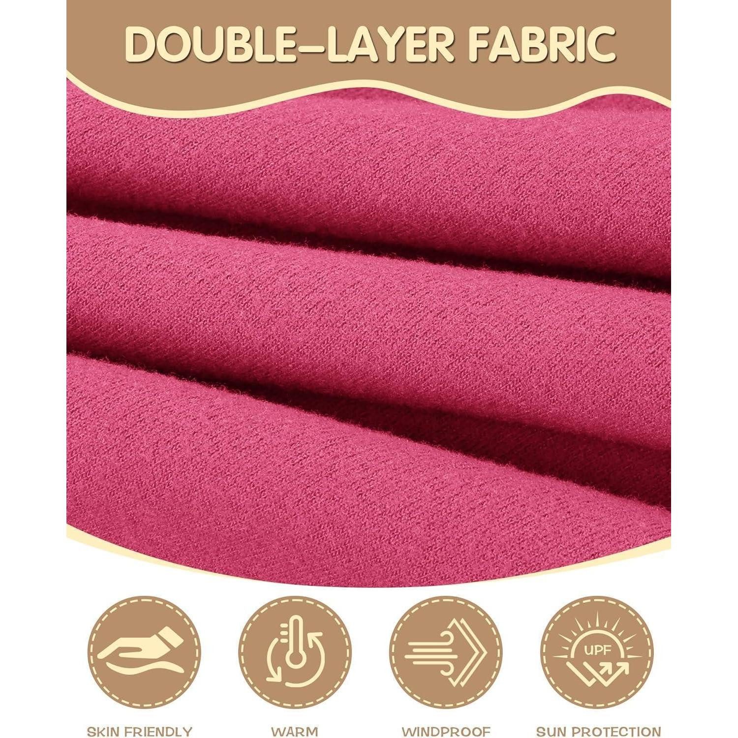 LuxusKollektion Multifunktionstuch Schlauchschal Kinder Loop Winter Jungen Mädchen Sport Magenta