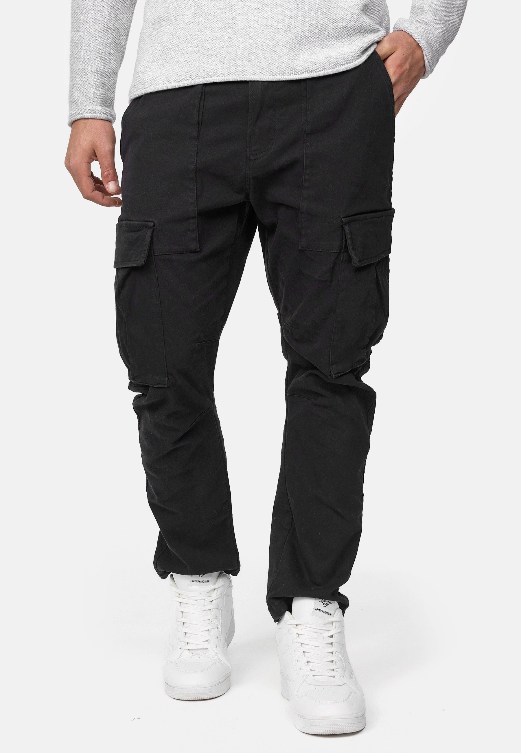 Indicode Cargohose Walsh Black