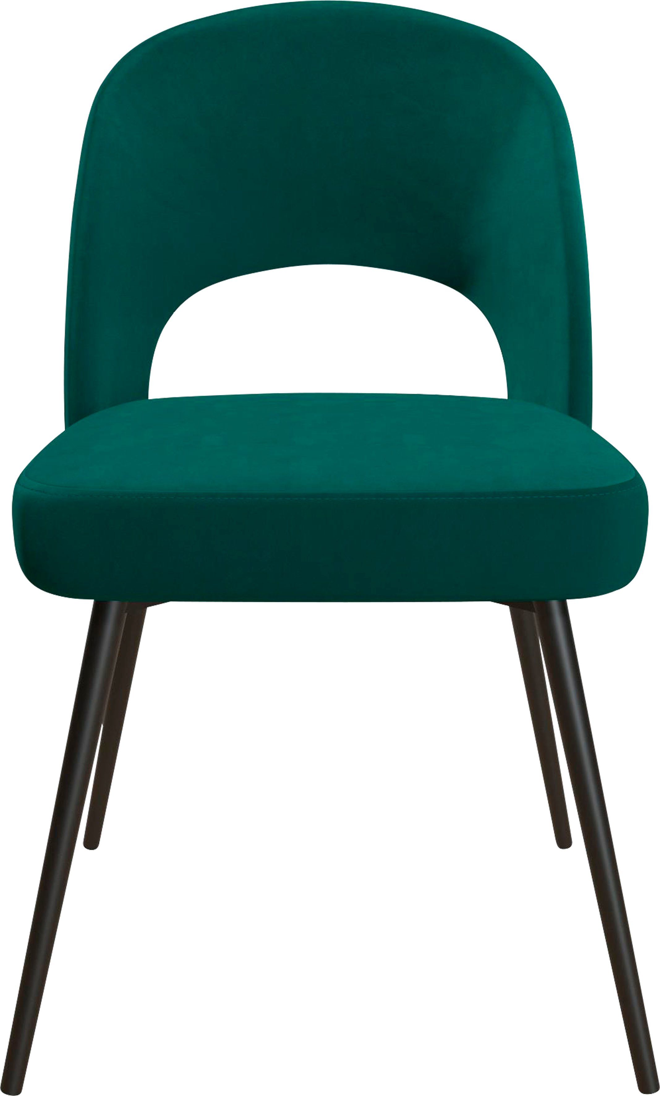 46 CosmoLiving Sitzhöhe dunkelgrün St), Cosmopolitan Farbvarianten Alexi cm verschiedene by (1 Metallgestell, erhältlich, Esszimmerstuhl