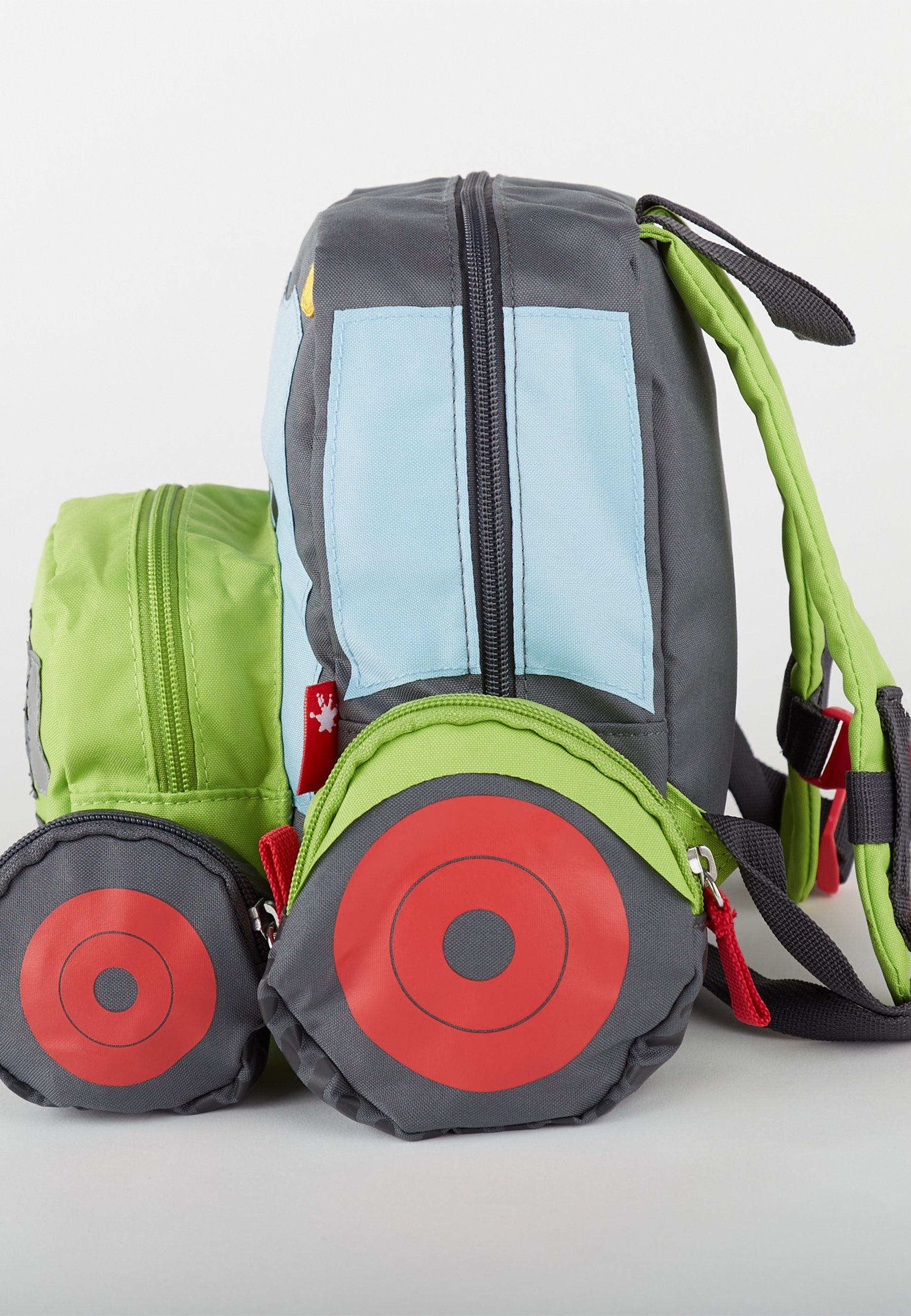 Sigikid Kinderrucksack Kinderrucksack Fahrzeuge 3,6 l grün