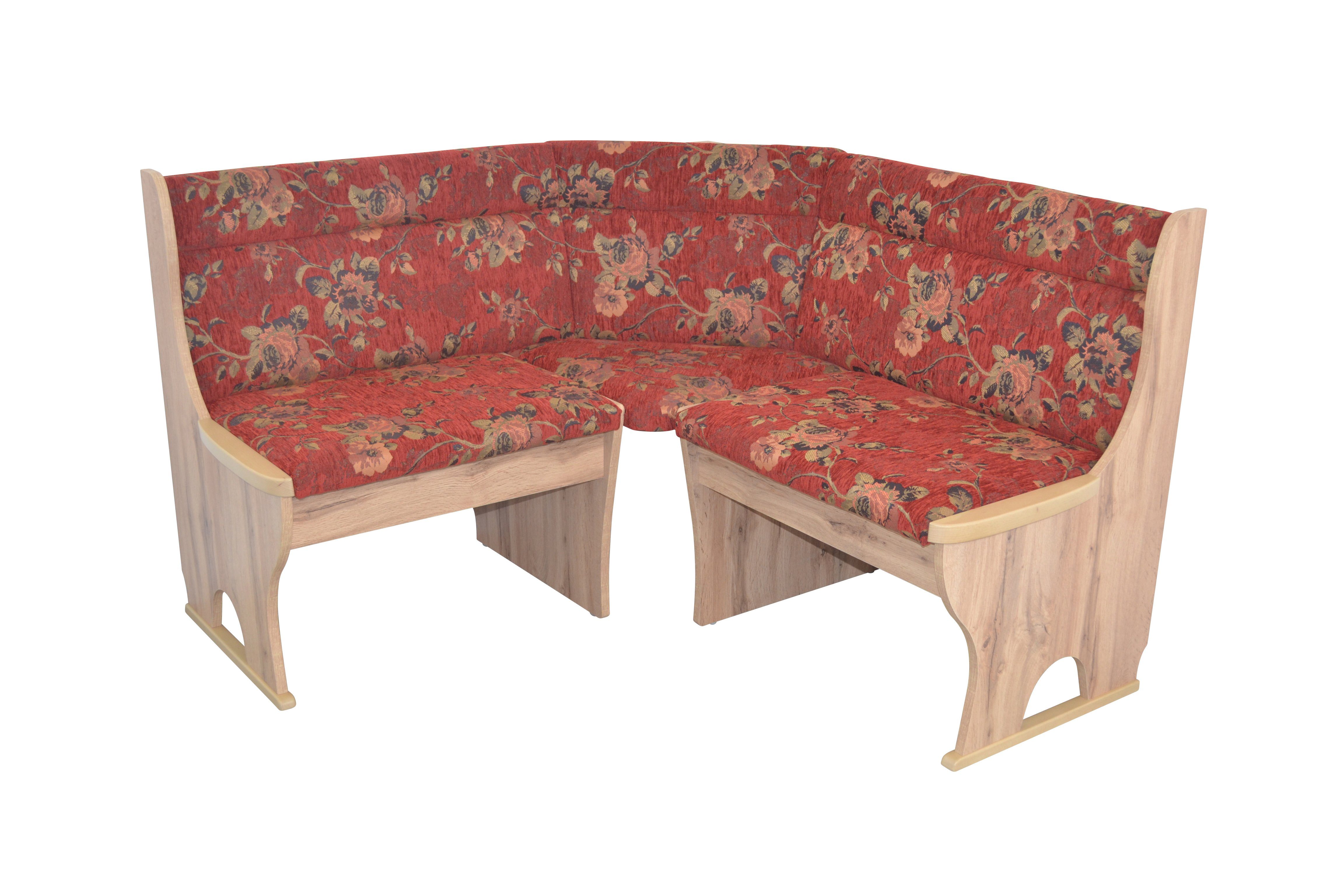 moebel-direkt-online Eckbank Anja (Mit Stauraumfunktion unter den Sitzflächen, Stellfläche 125x125 cm), Sitzflächen mit Gasdruckfedern ausgetattet