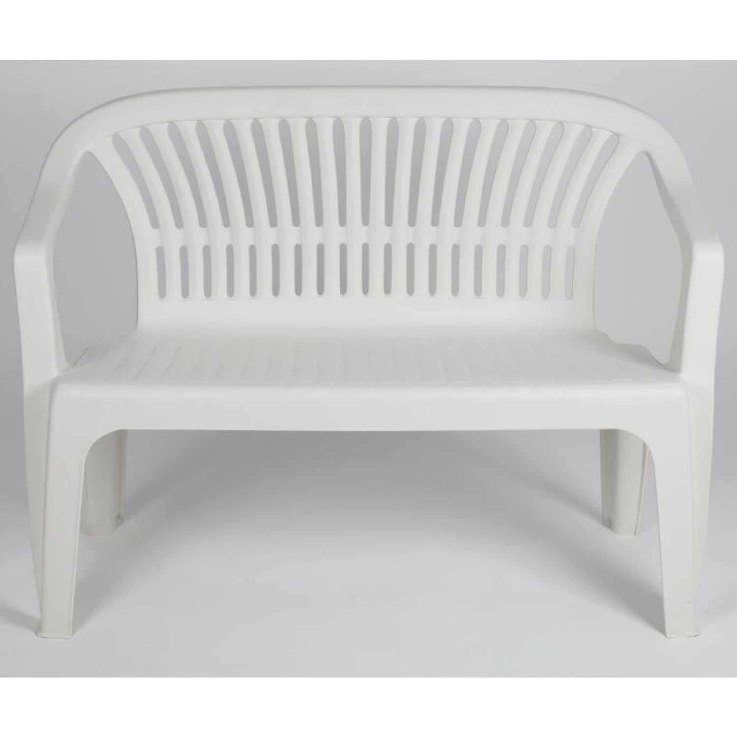IpaeProgarden Gartenbank Stapelbank "Diva" 114x55x82cm weiß Garten