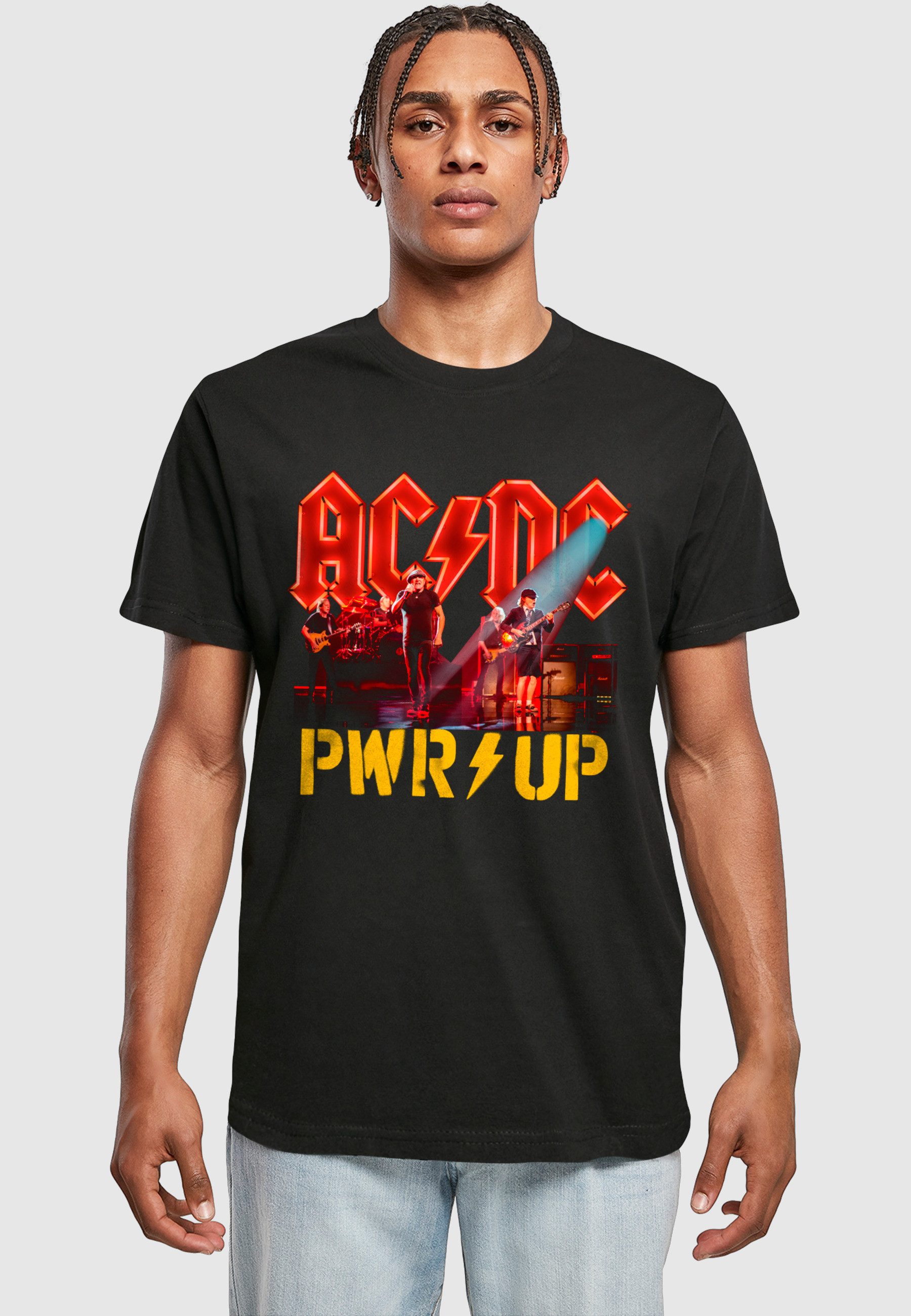 Merchcode T-Shirt Merchcode Herren ACDC - PWRUP Stage Lights T-Shirt (1-tlg)