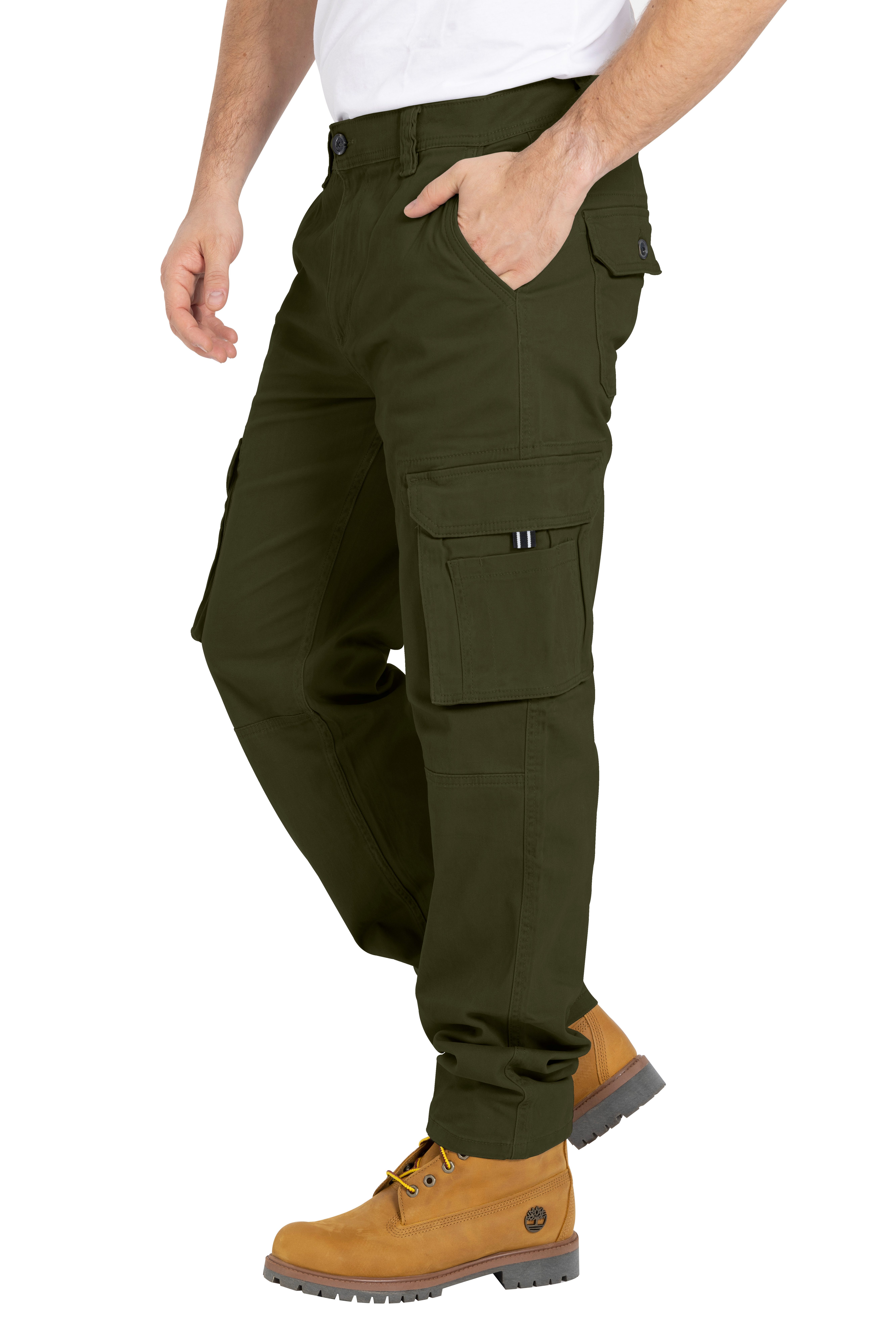BlauerHafen Cargohose Herren Cargo Hose Arbeitshose Schwerlast Tactical mit 12 Taschen Chino – Bild 2 von 5