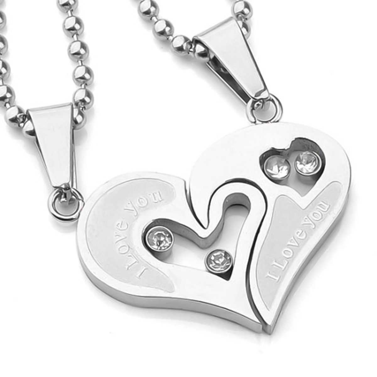 Classic Schmuck-Elfe (Set), Partnerkette Love Herz You 4tlg. I Set