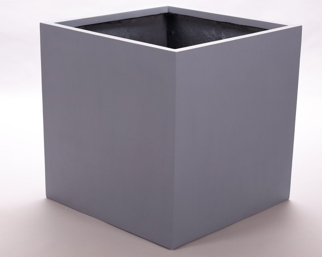 Elegant Einrichten Pflanzkübel Fiberglas quadratisch 60x60x60cm günstig online kaufen