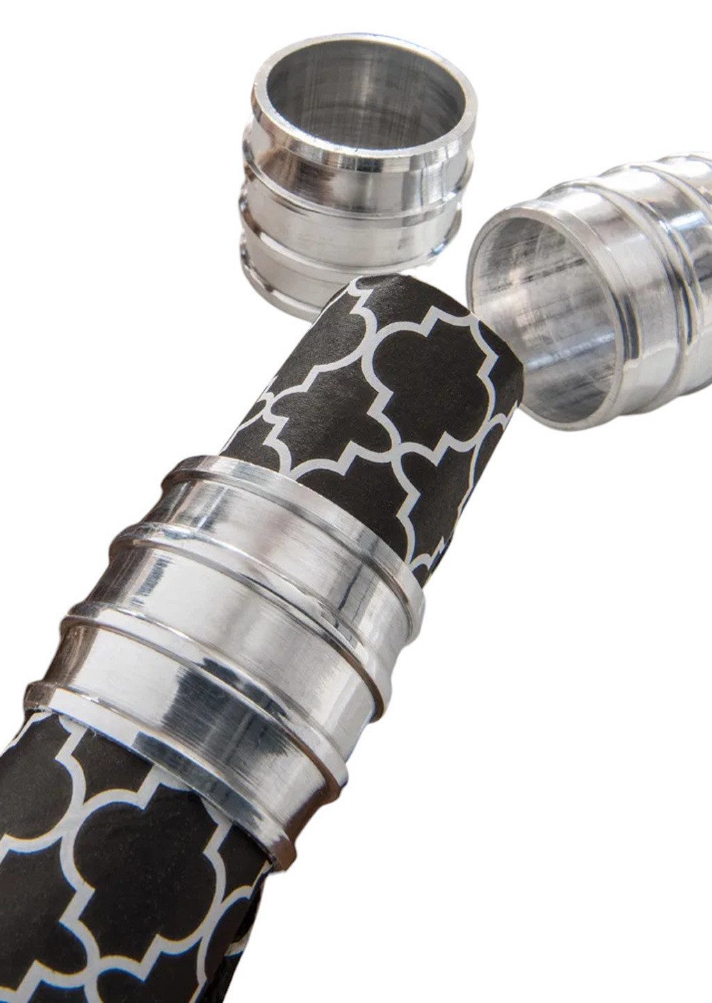 Main Möbel Serviettenring Servietten-Ringe 6 Stück "Lyon" Alu vernickelt, Aluminium, (6-tlg)