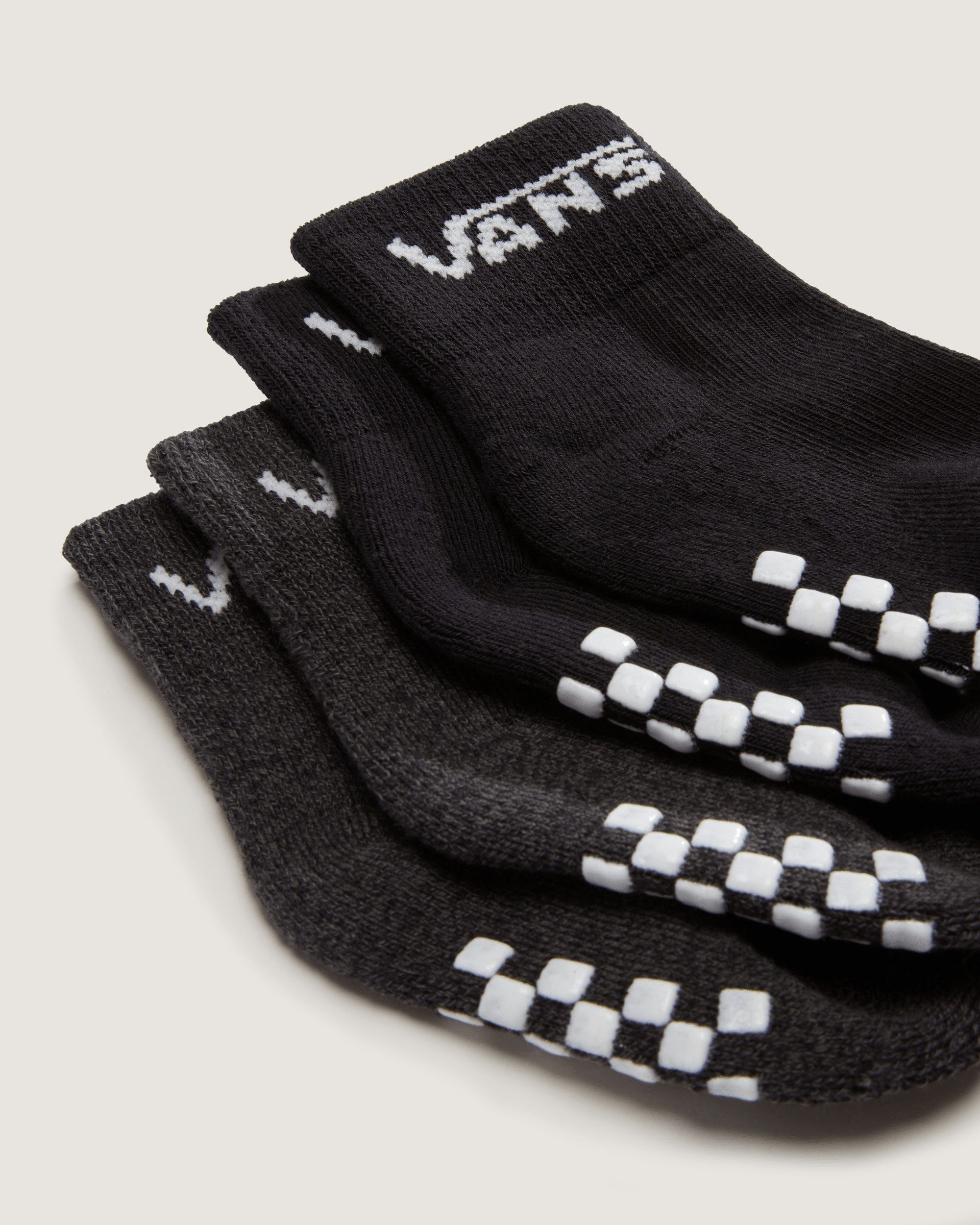 Vans Sportsocken CLASSIC CREW (2-Paar) für Babys, Stoppersocken, 2er-Pack, aus Baumwollmischung, elastisch