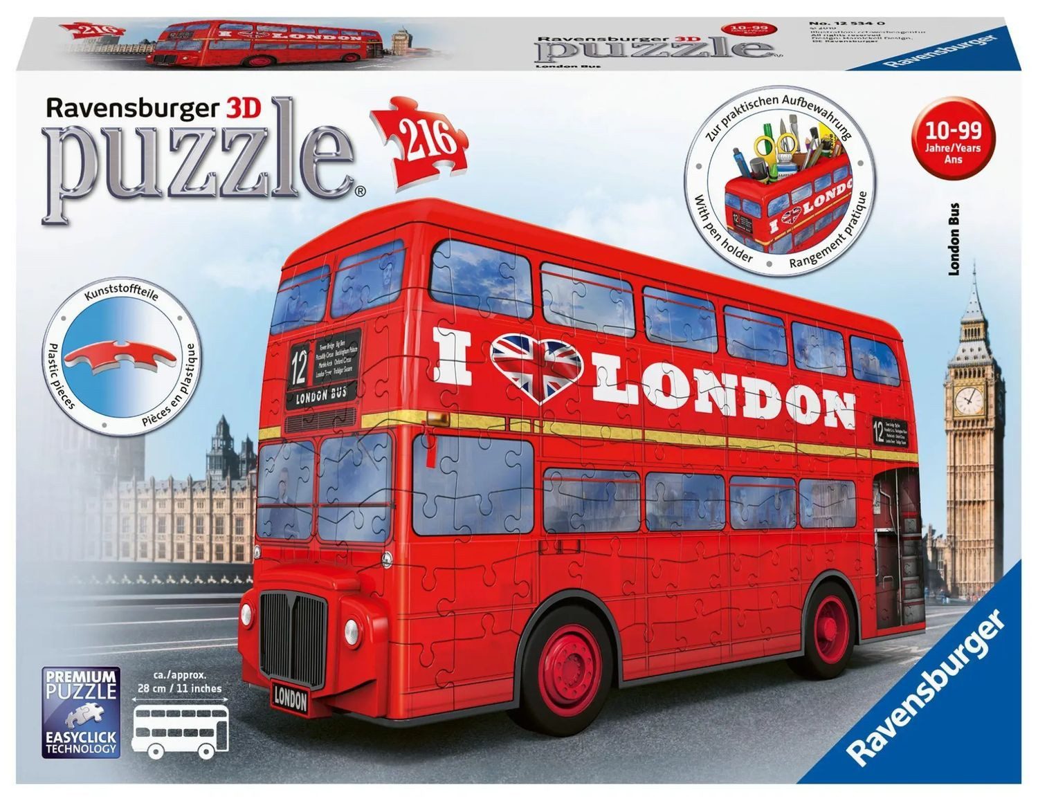 Ravensburger Puzzle London Bus, Puzzleteile günstig online kaufen