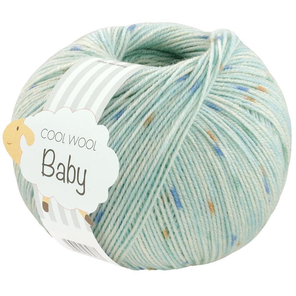 LANA GROSSA Cool Wool Baby Print Punto Häkelwolle, 220 m