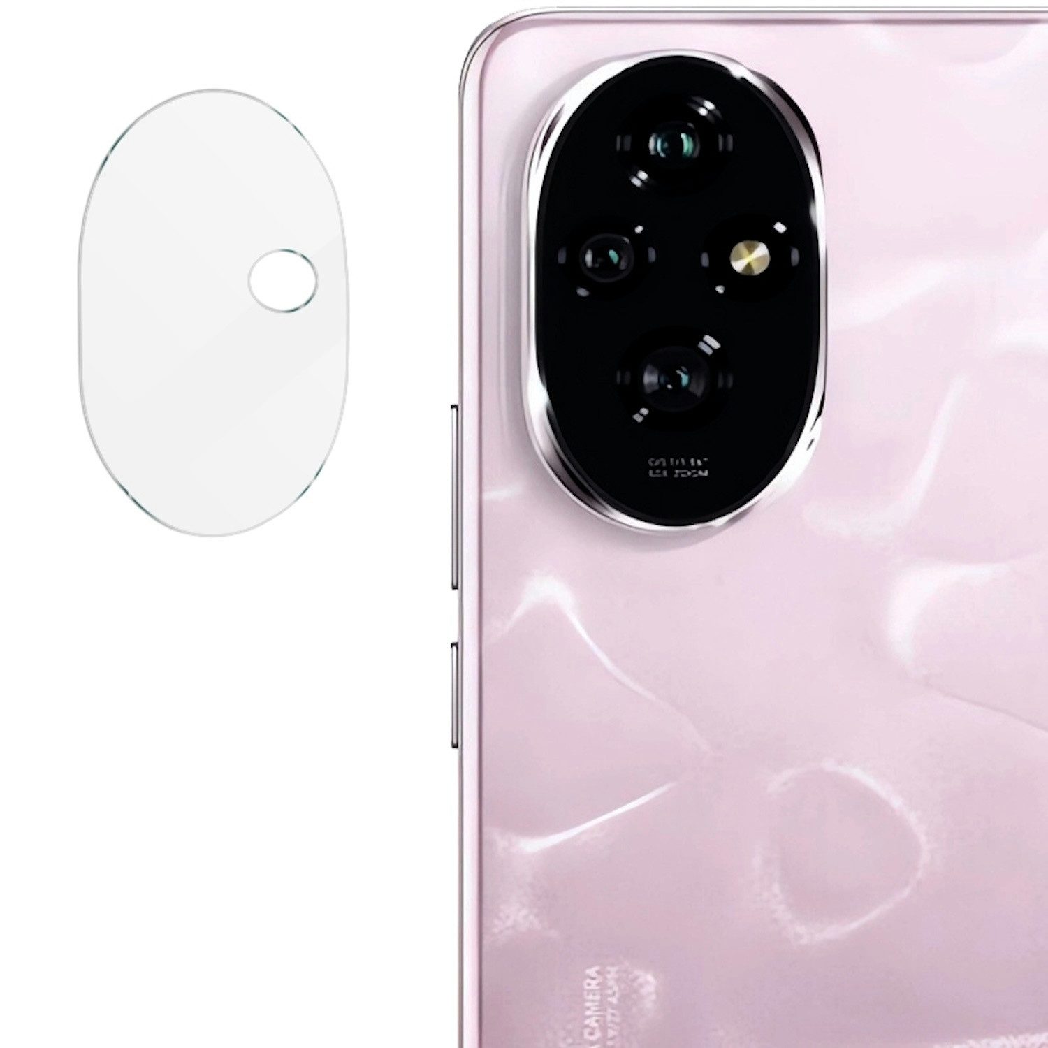 Wigento Handyhülle Für Honor 200 Pro H9 Schutzglas Panzer für Back Kamera Komplettschutz