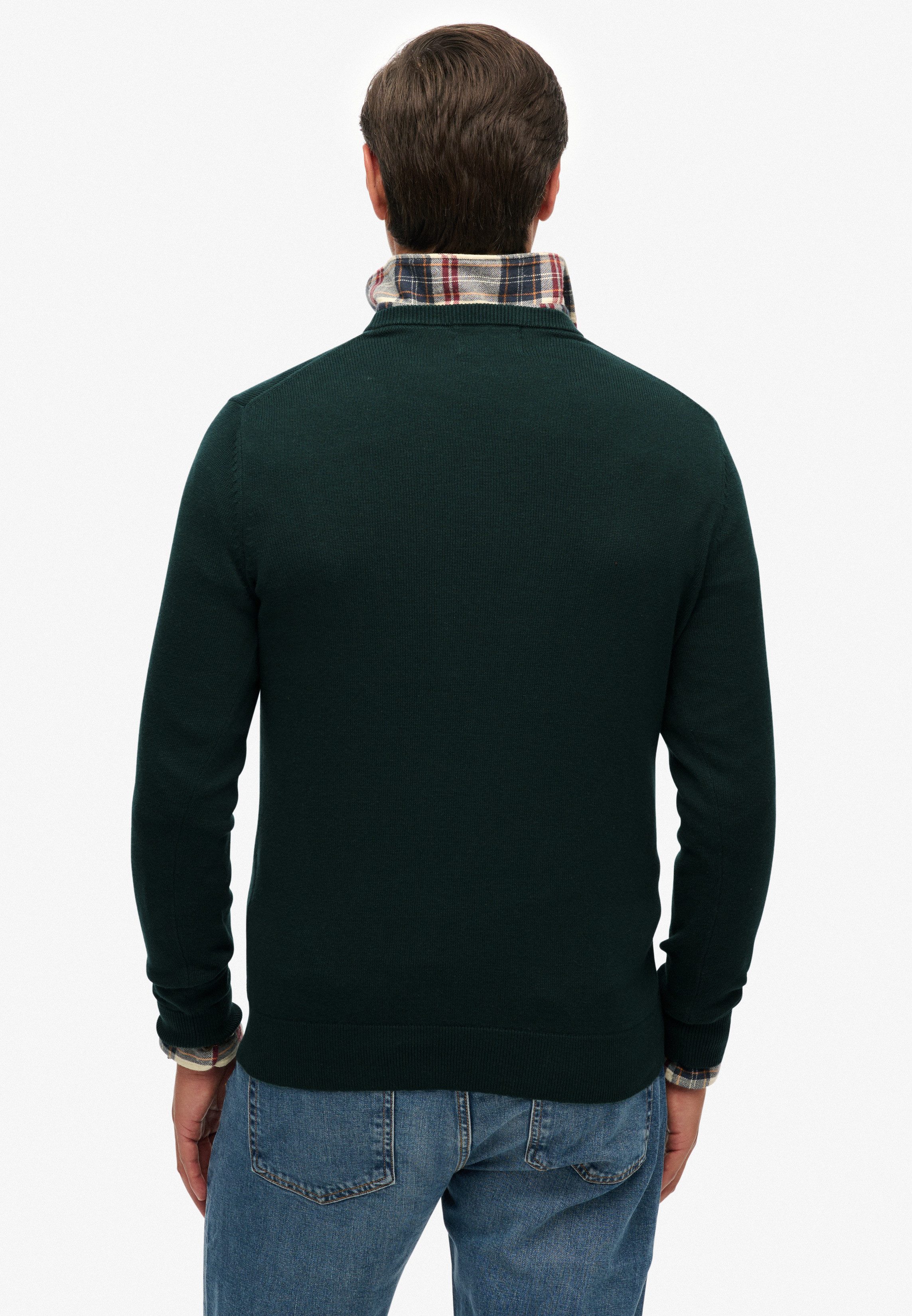 Superdry Strickpullover ESSENTIALS COTTON JUMPER günstig online kaufen