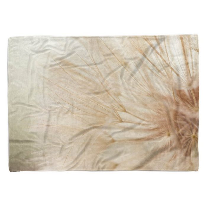 Sinus Art Handtücher Handtuch Strandhandtuch Saunatuch Kuscheldecke mit Fotomotiv Pusteblume Makrofo Baumwolle-Polyester-Mix (1-St) Handtuch
