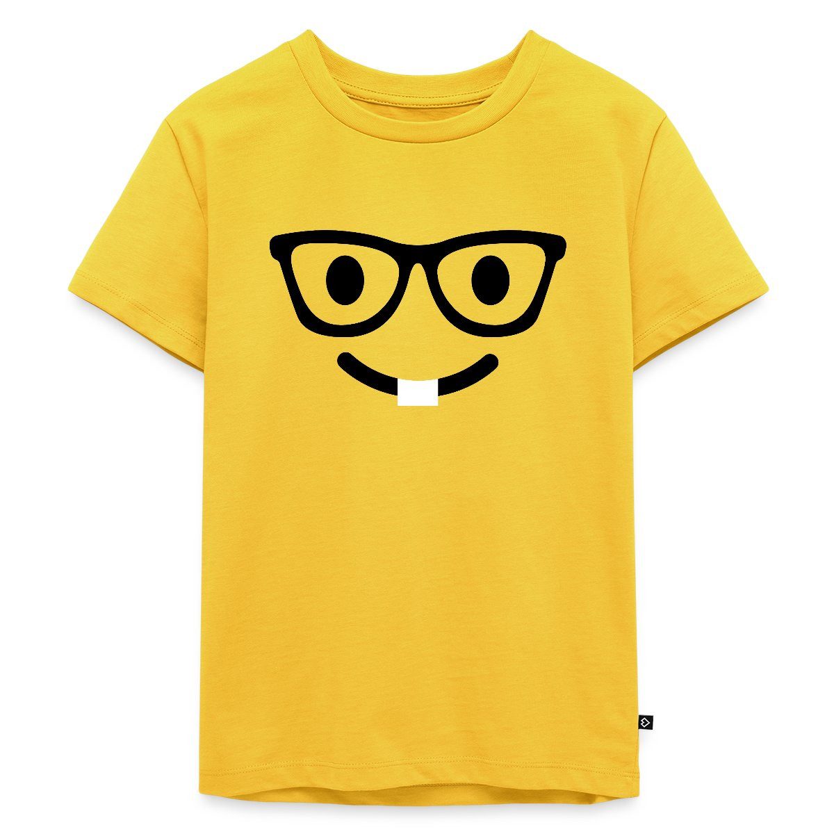 T-Shirt Emoticon Schlauberger Kostüm Karneval Gruppenkostüm Kinder Premium T-S