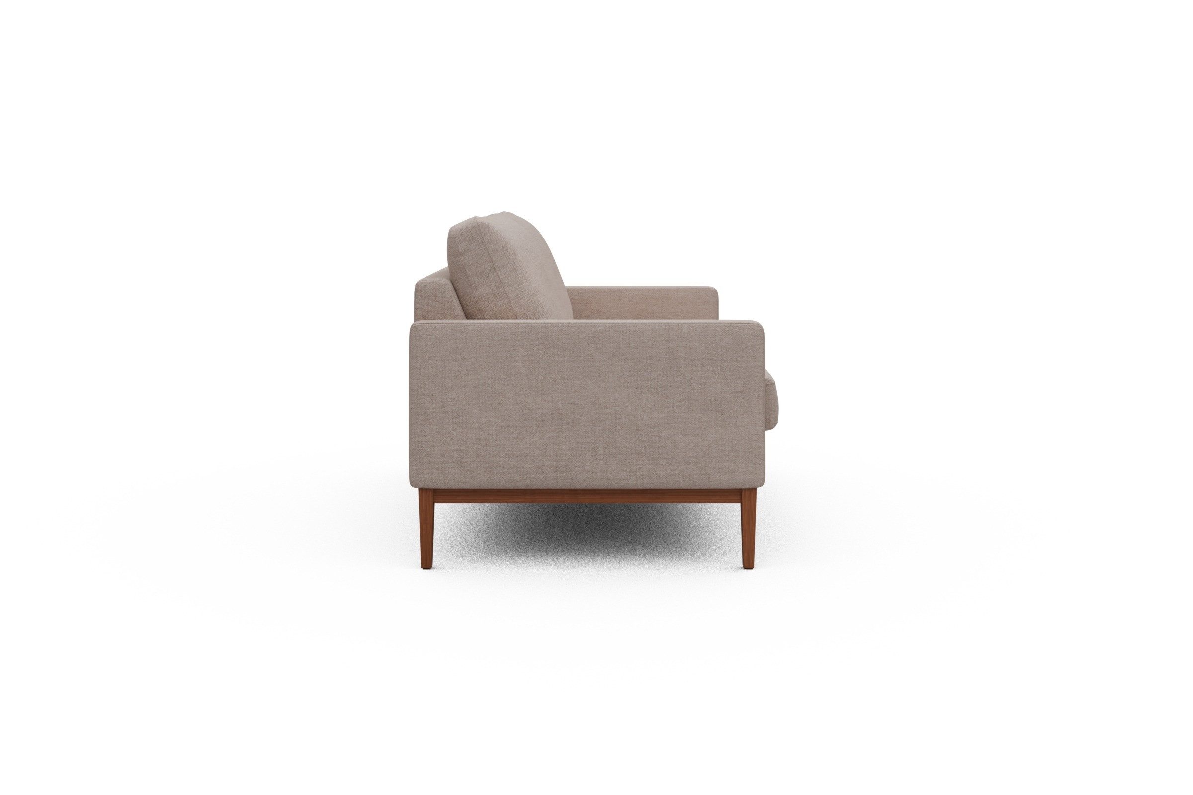 moebelfaktor Sofa Bodo 2-Sitzer, Retro-Design, elegante Linien, stabile Holzkonstruktion