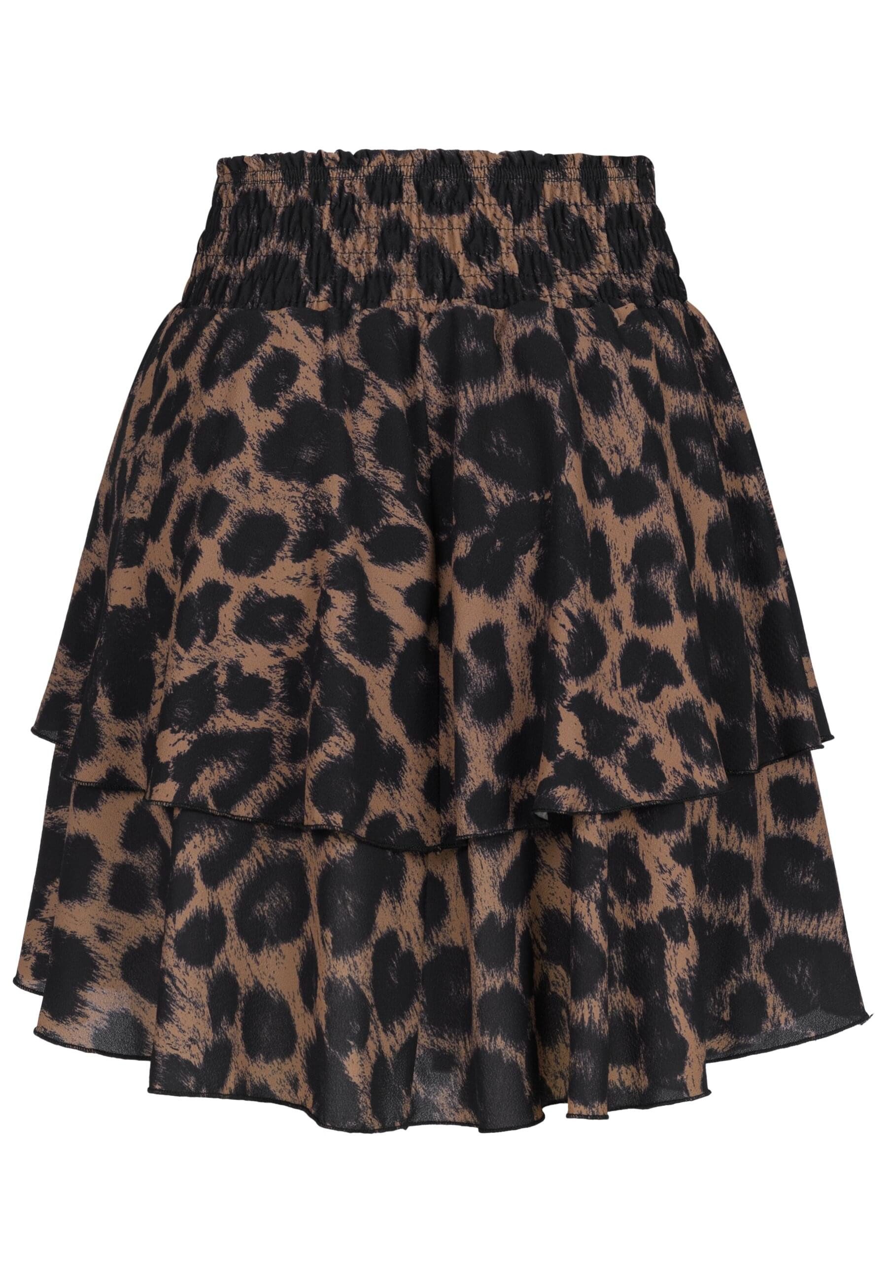 CLOUD 5IVE Sommerrock CLOUD 5IVE Tiered Skirt with aop leo print (1-tlg) günstig online kaufen