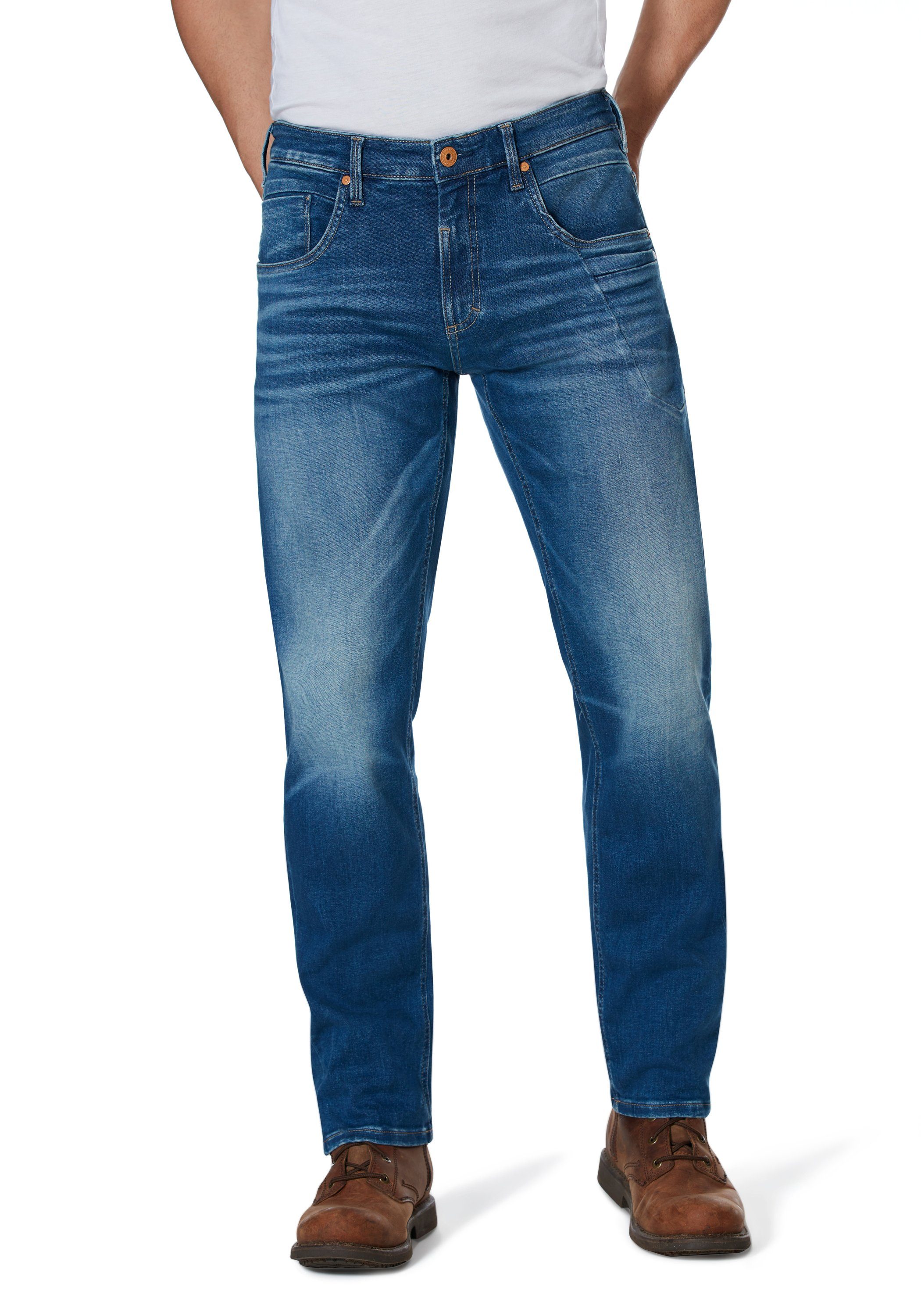 HERO by John Medoox 5-Pocket-Jeans Baxter Denim Relaxed Fit heavy wash