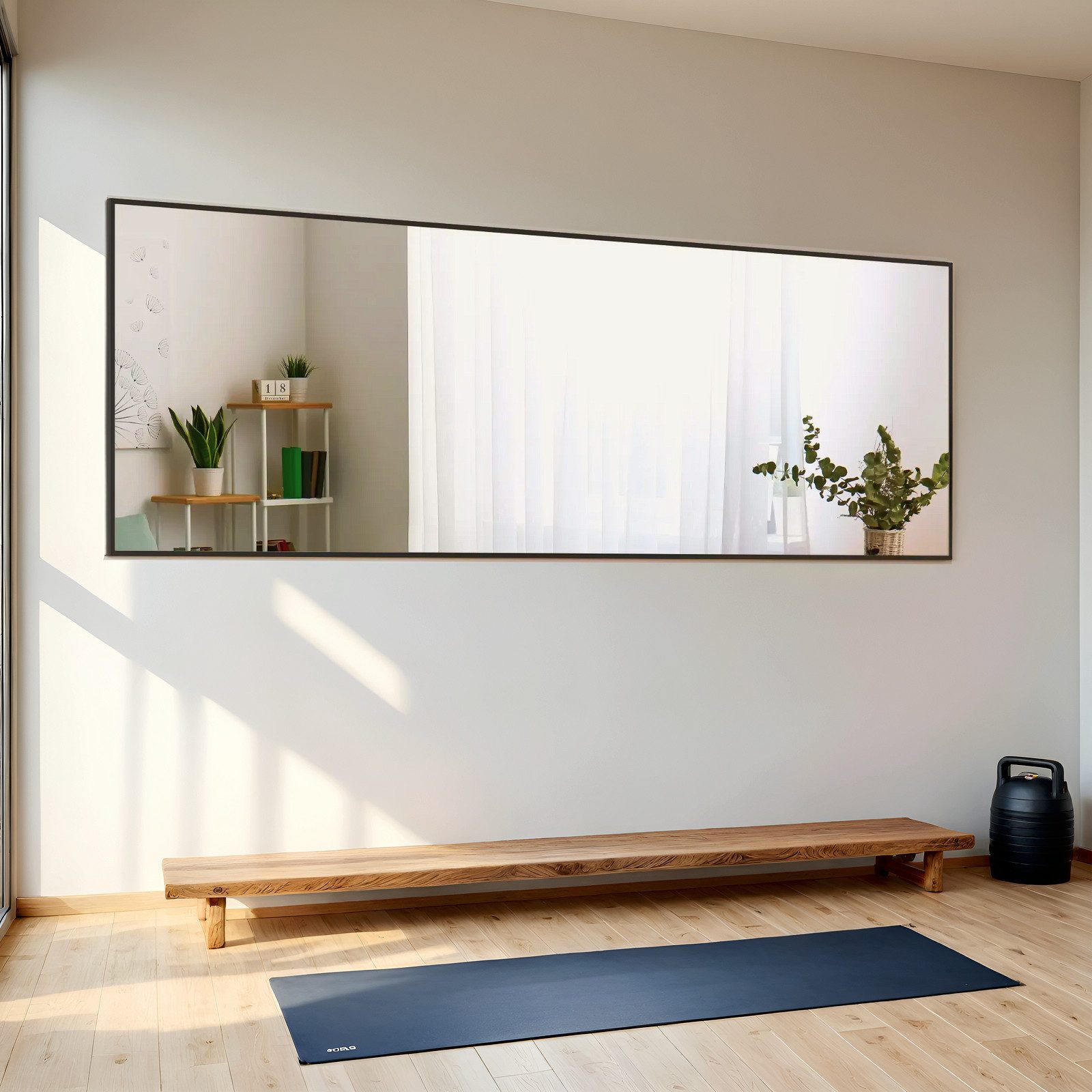 TLGREEN Ganzkörperspiegel Standspiegel mit Metallrahmen, (53x163cm günstig online kaufen