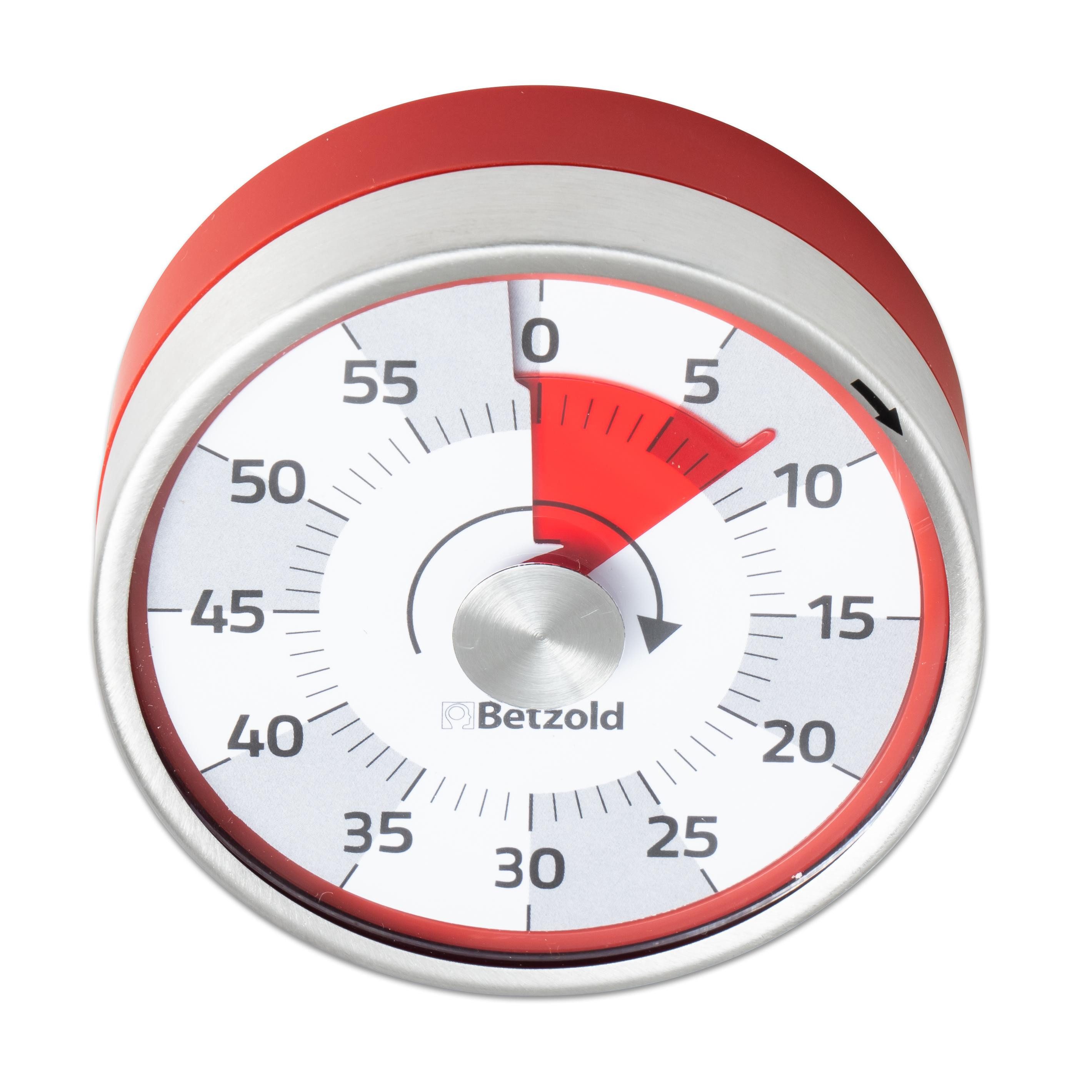 Betzold Kurzzeitmesser - Automatik-Timer mit Magnet – Mechanisch, Zeit-Management Klassenzimm