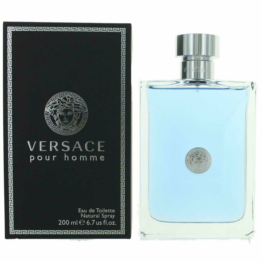 Versace Eau de Toilette Pour Homme, Glasflakon, Parfüm EDT, Herrenduft