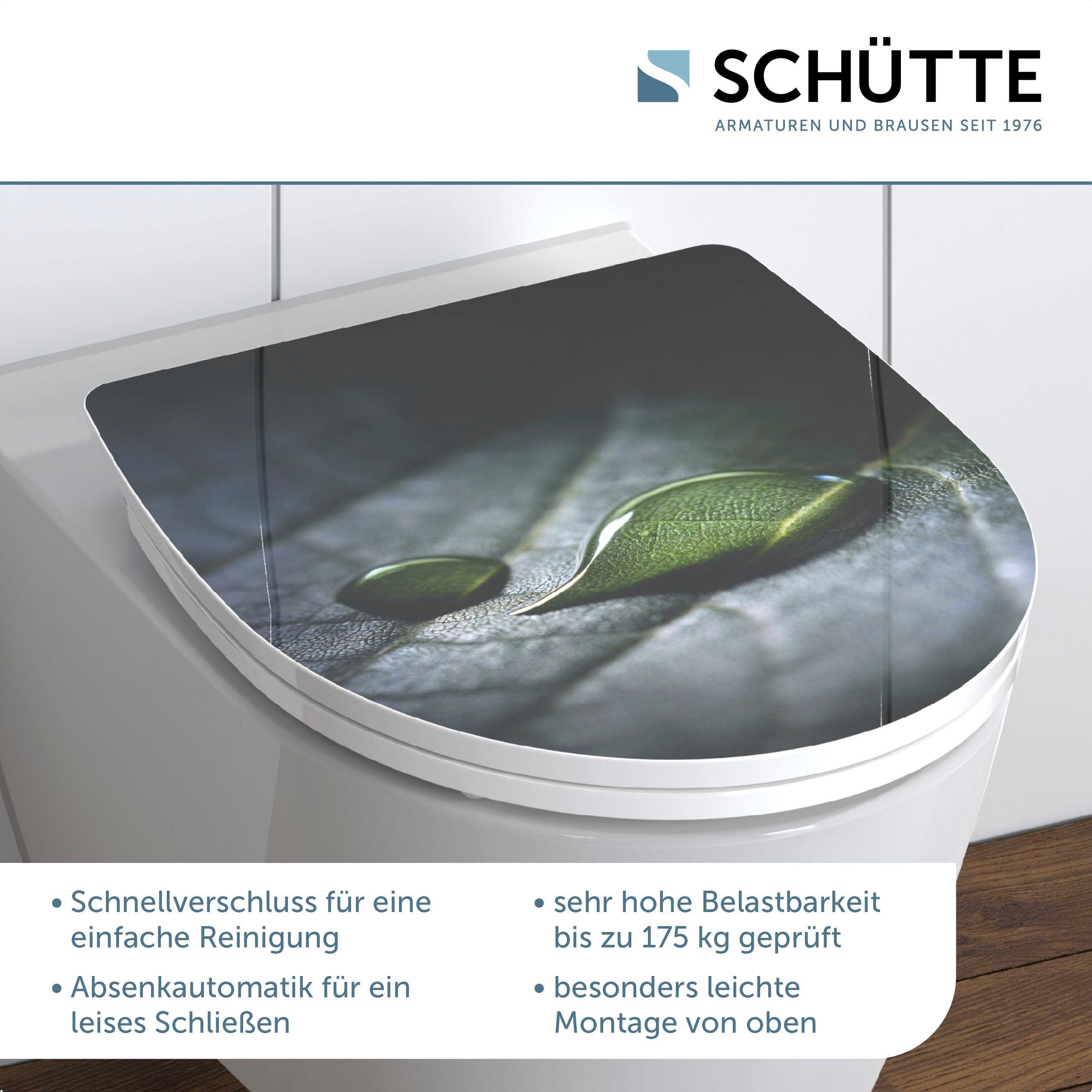 Schütte WC-Sitz Raindrop, Duroplast, mit Absenkautomatik günstig online kaufen